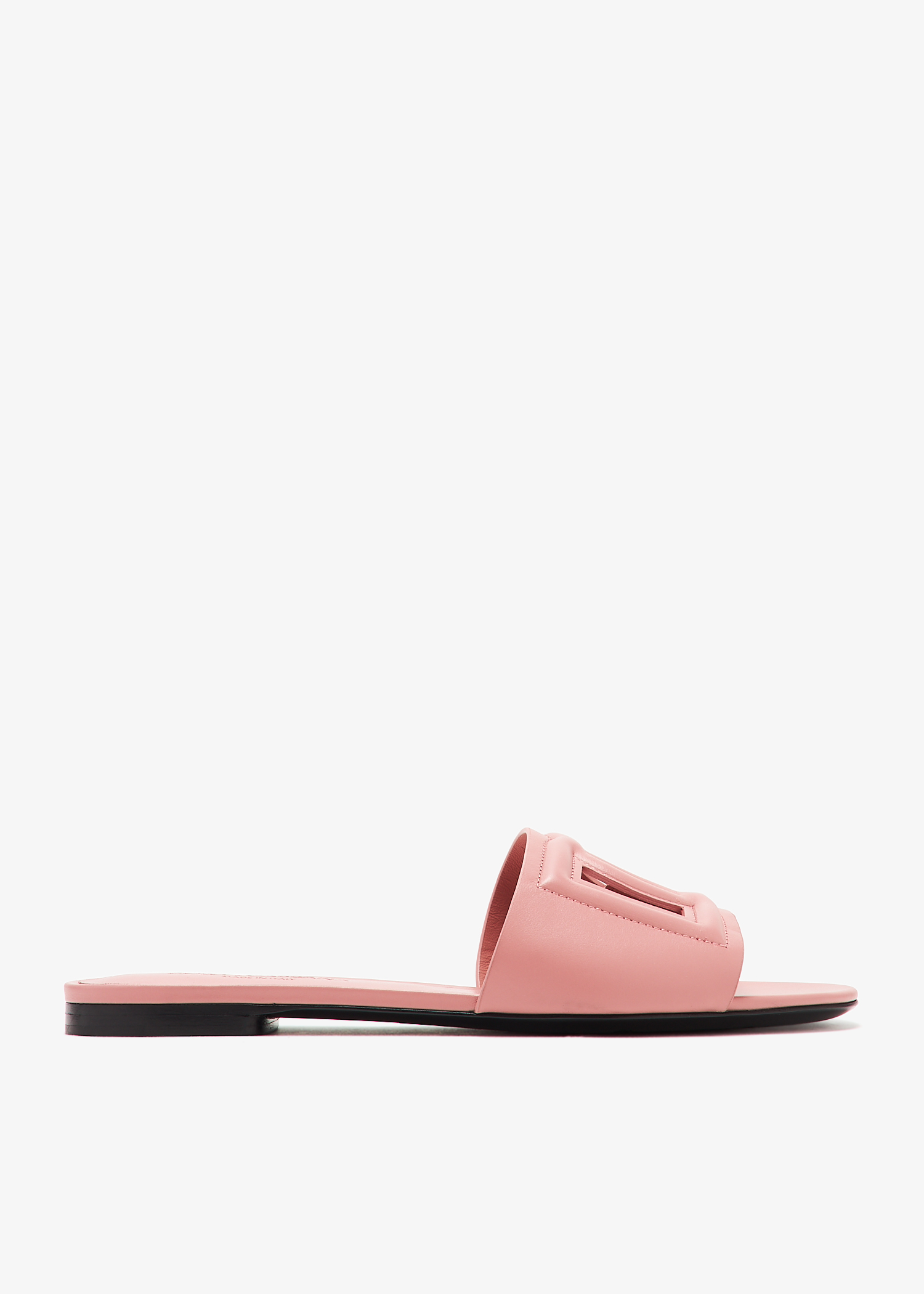

DG logo flat sandals, Pink