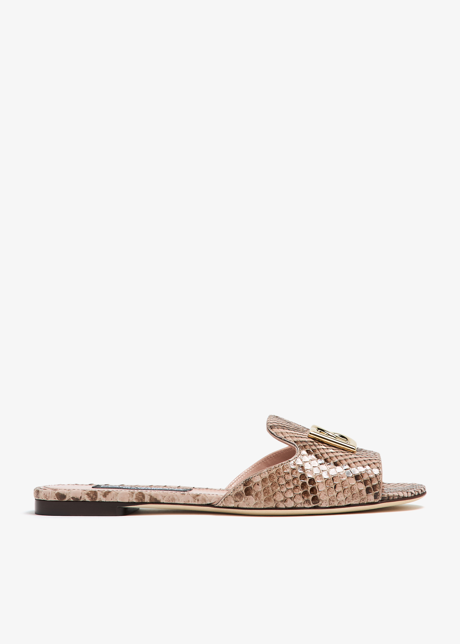 

DG slide sandals, Animal print