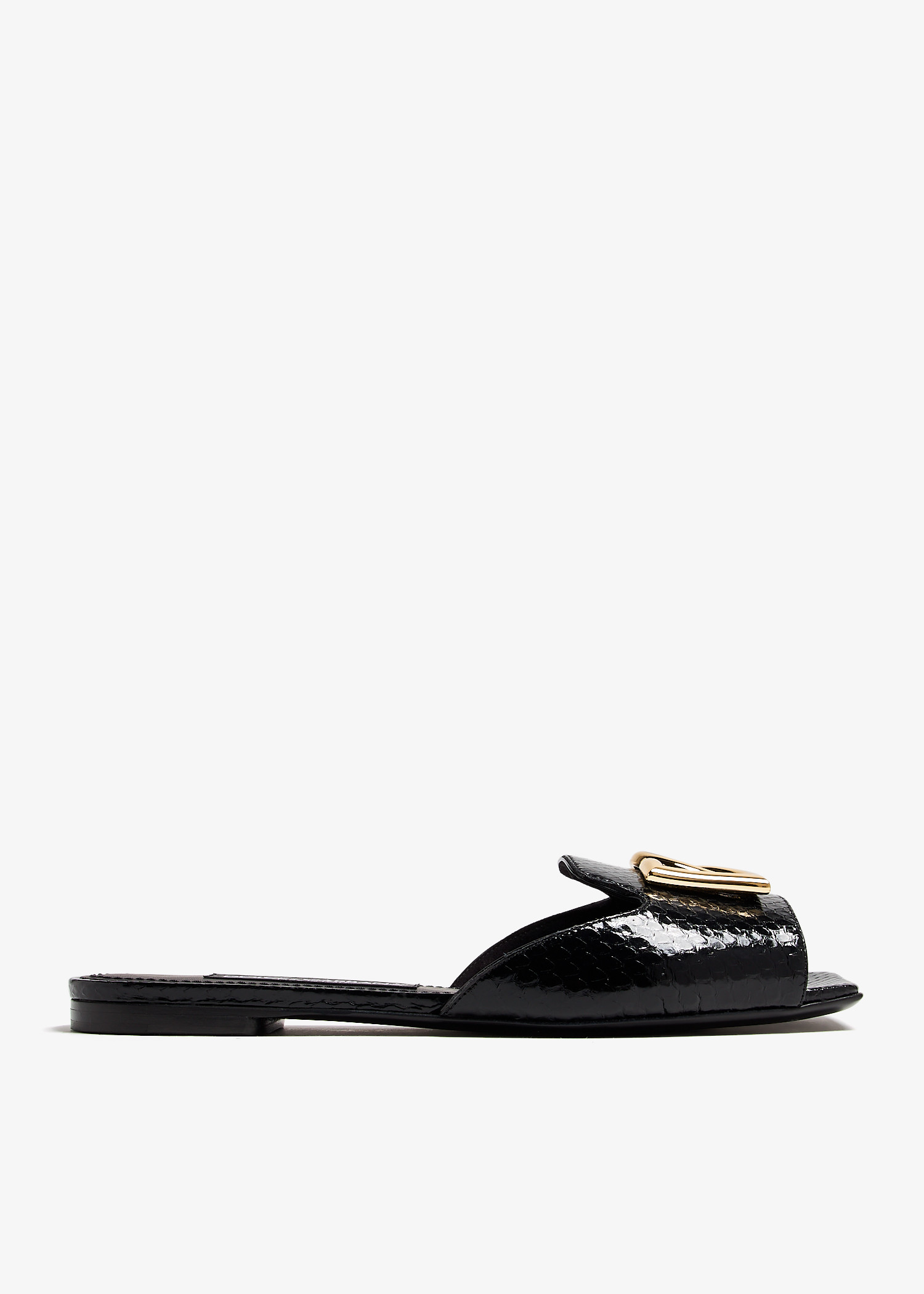 

DG slide sandals, Black