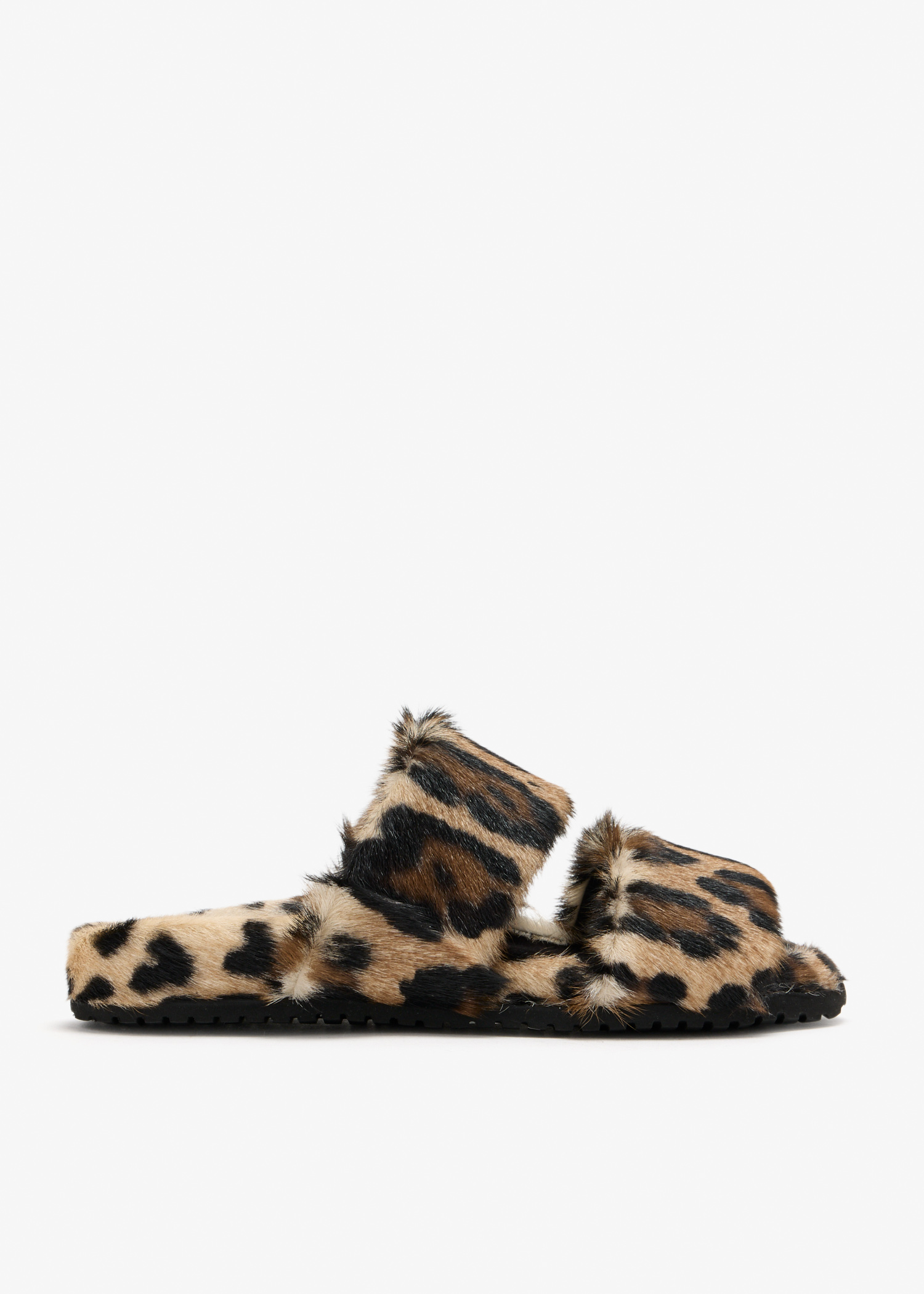 

Leo slide sandals, Animal printed
