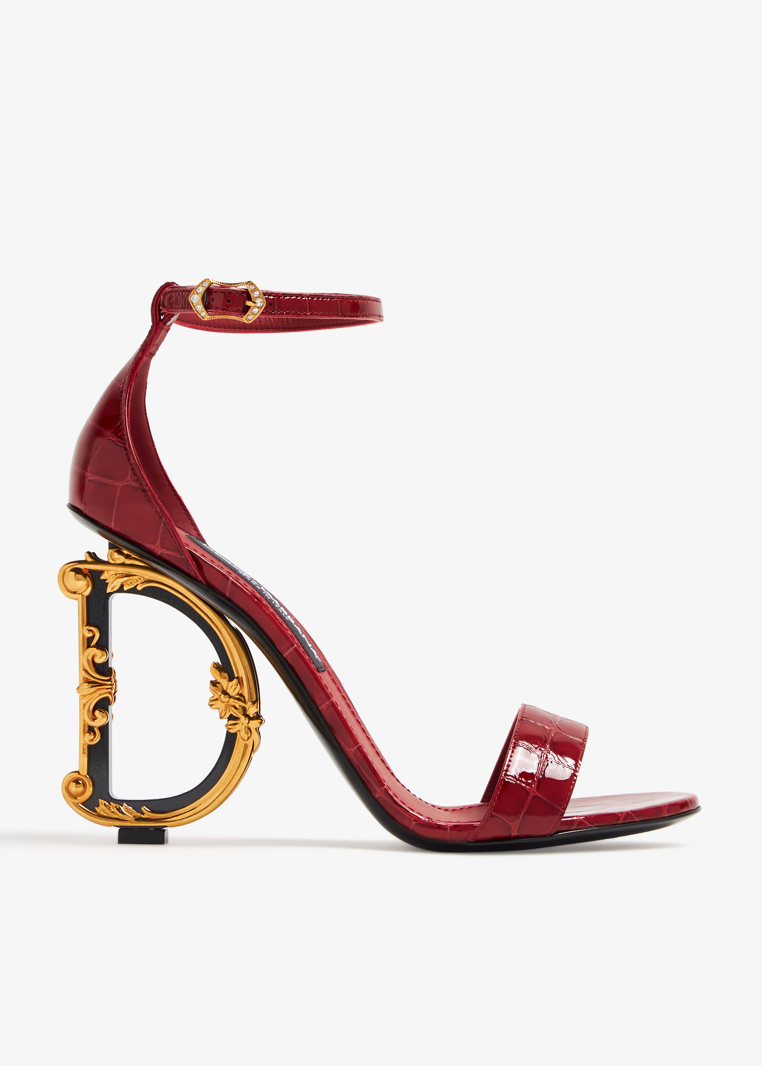 

Baroque DG sandals, Red