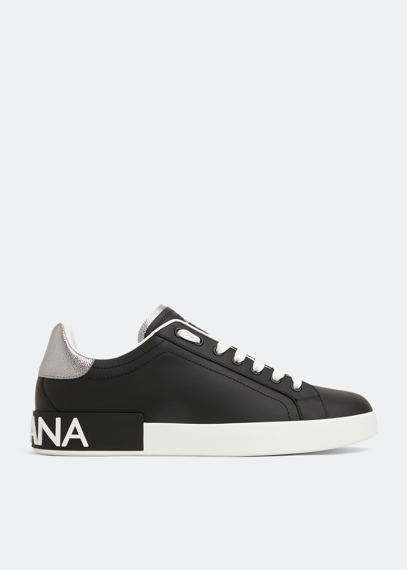 

Portofino calfskin sneakers, Black