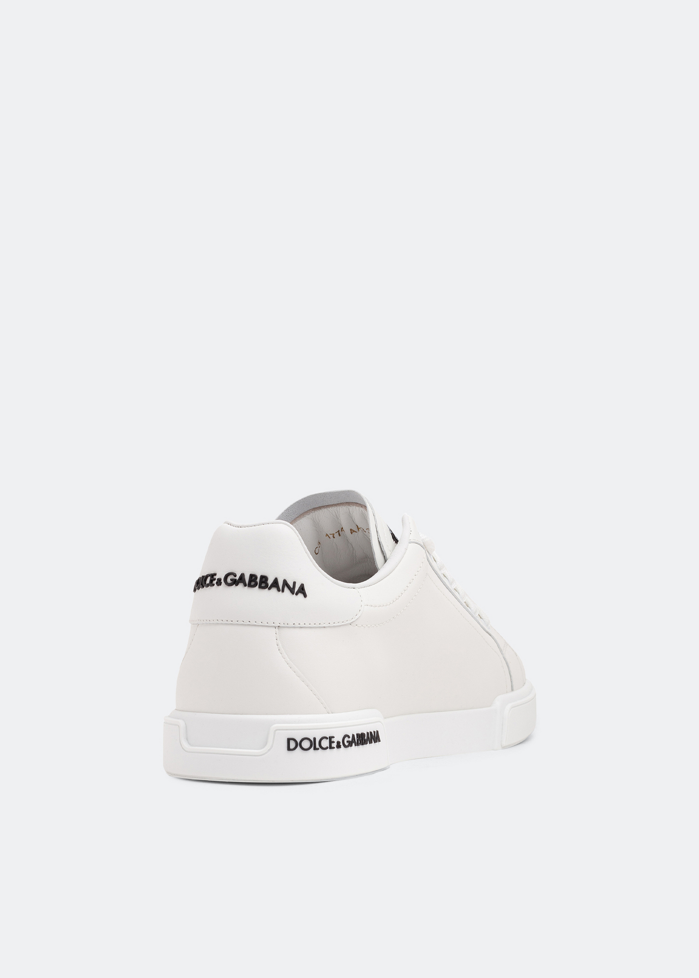 

Calfskin nappa Portofino sneakers, White