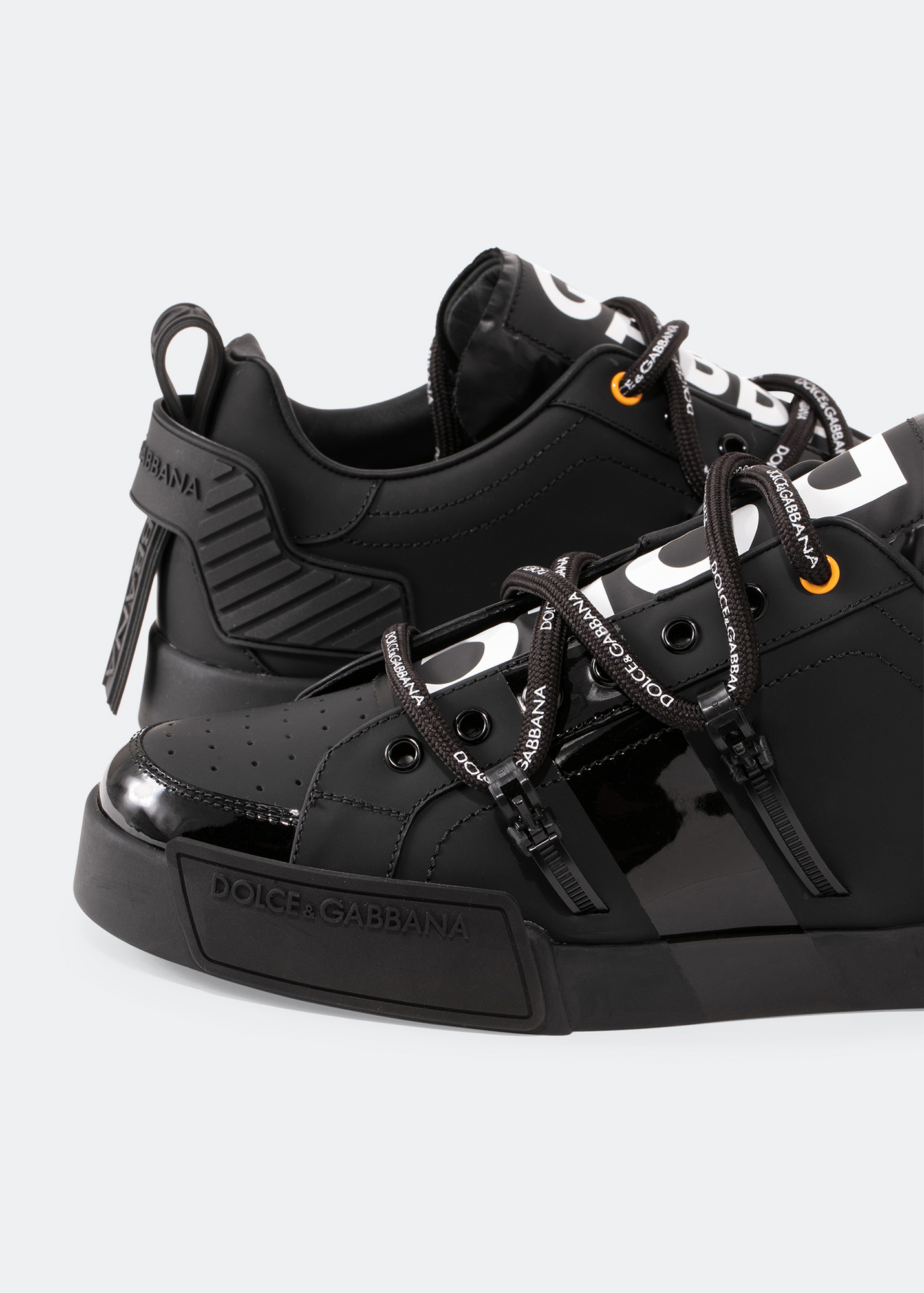 

Portofino calfskin sneakers, Black