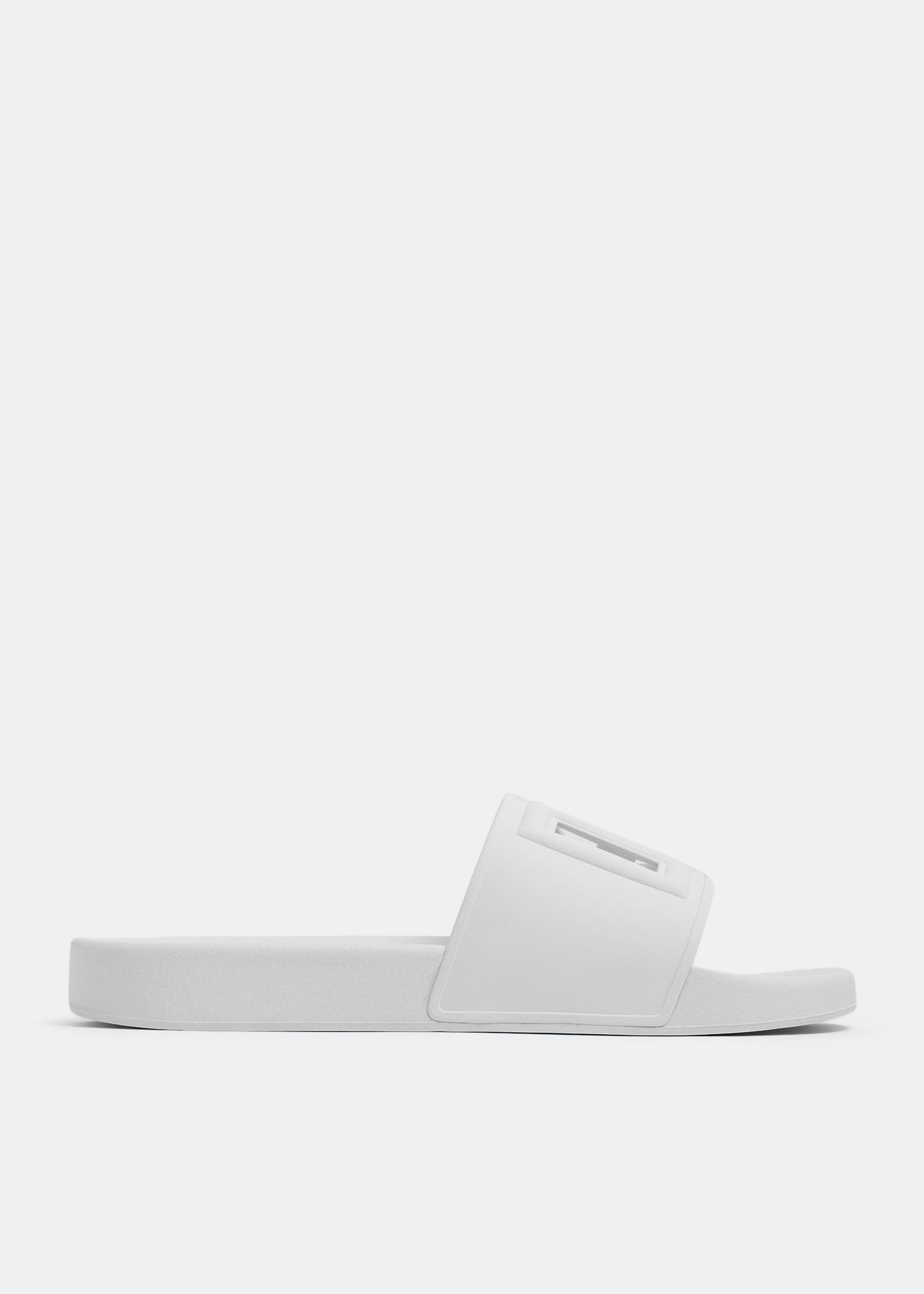 

DG logo rubber slides, White