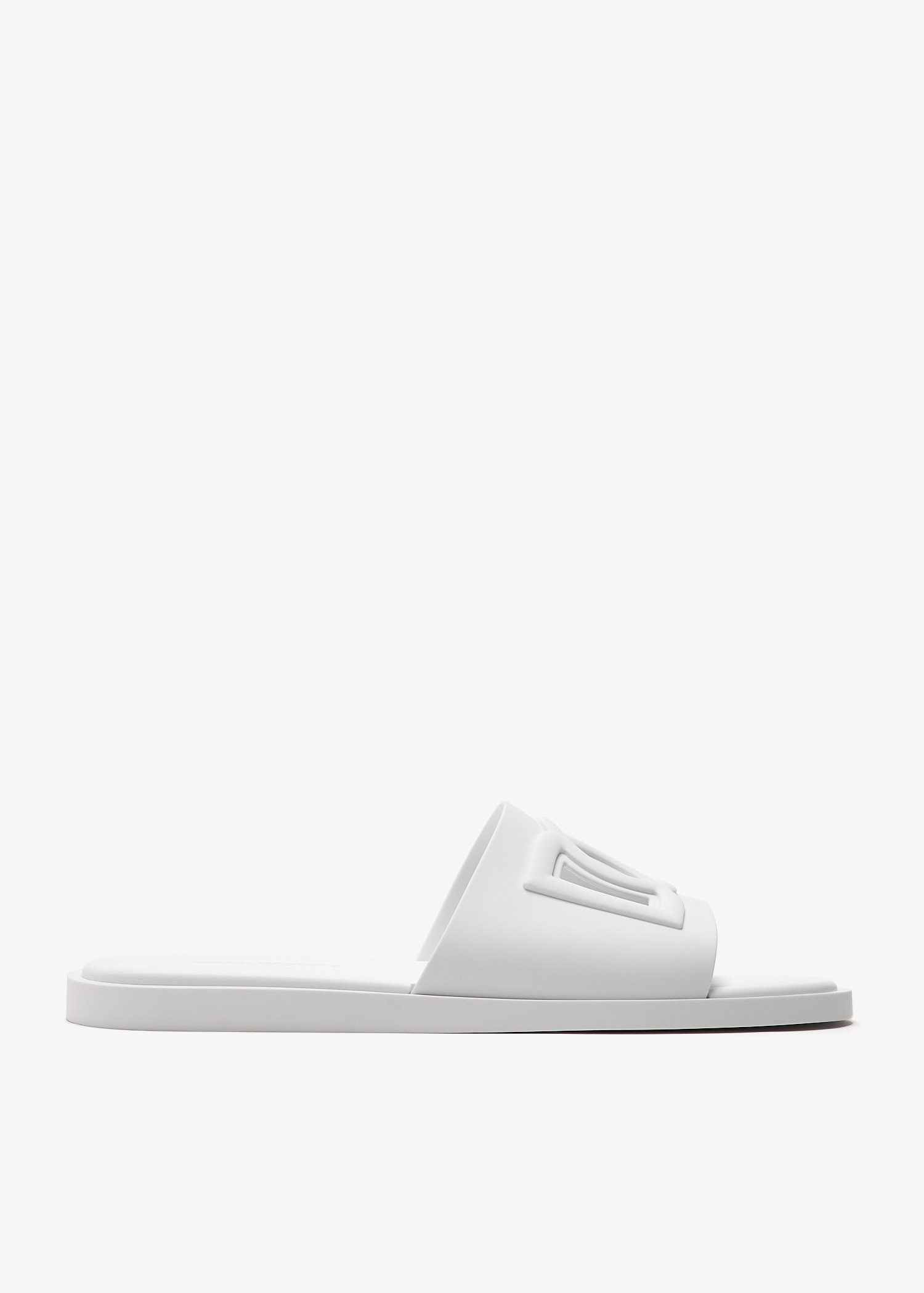 

DG logo rubber slides, White