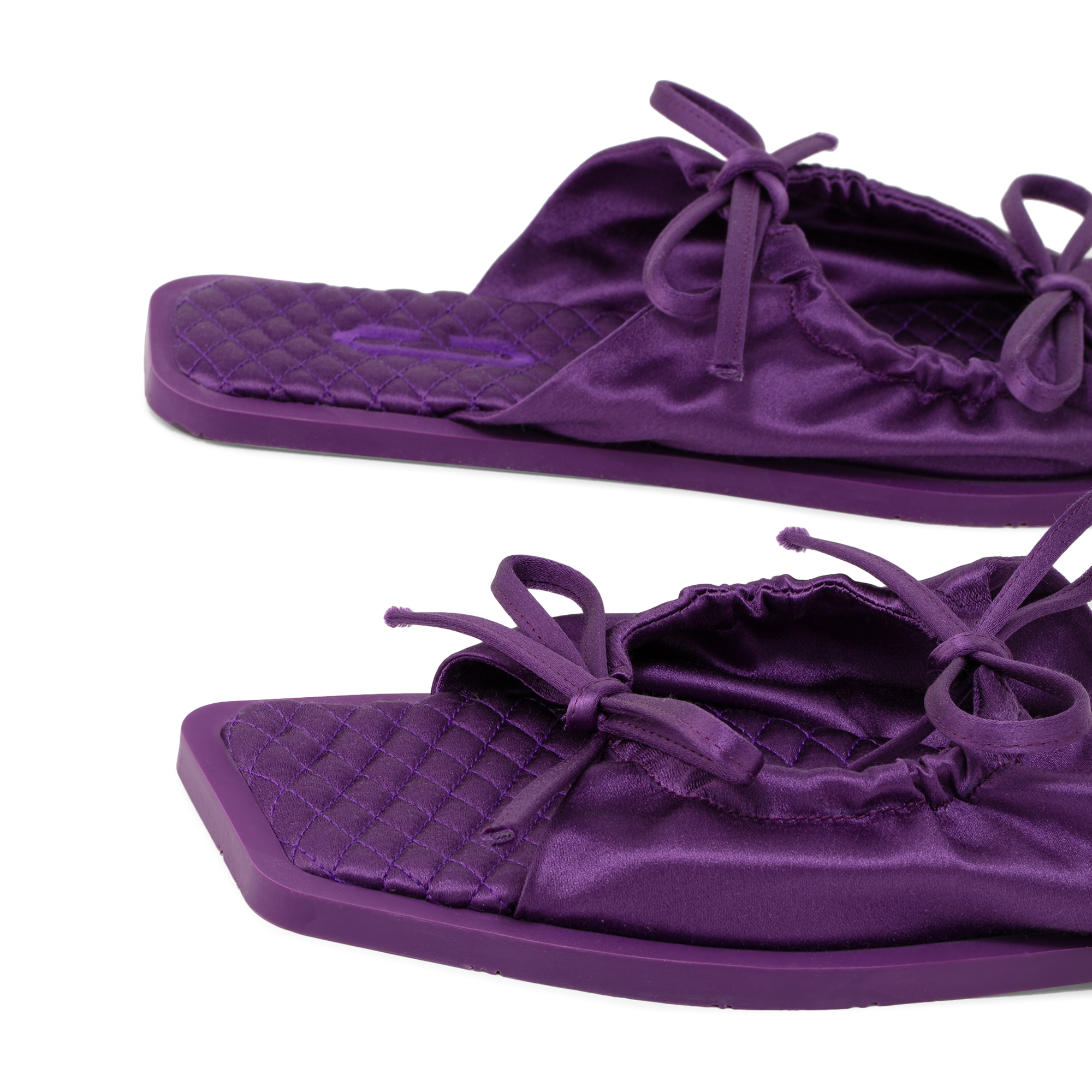 

Adele tie sandals, Purple