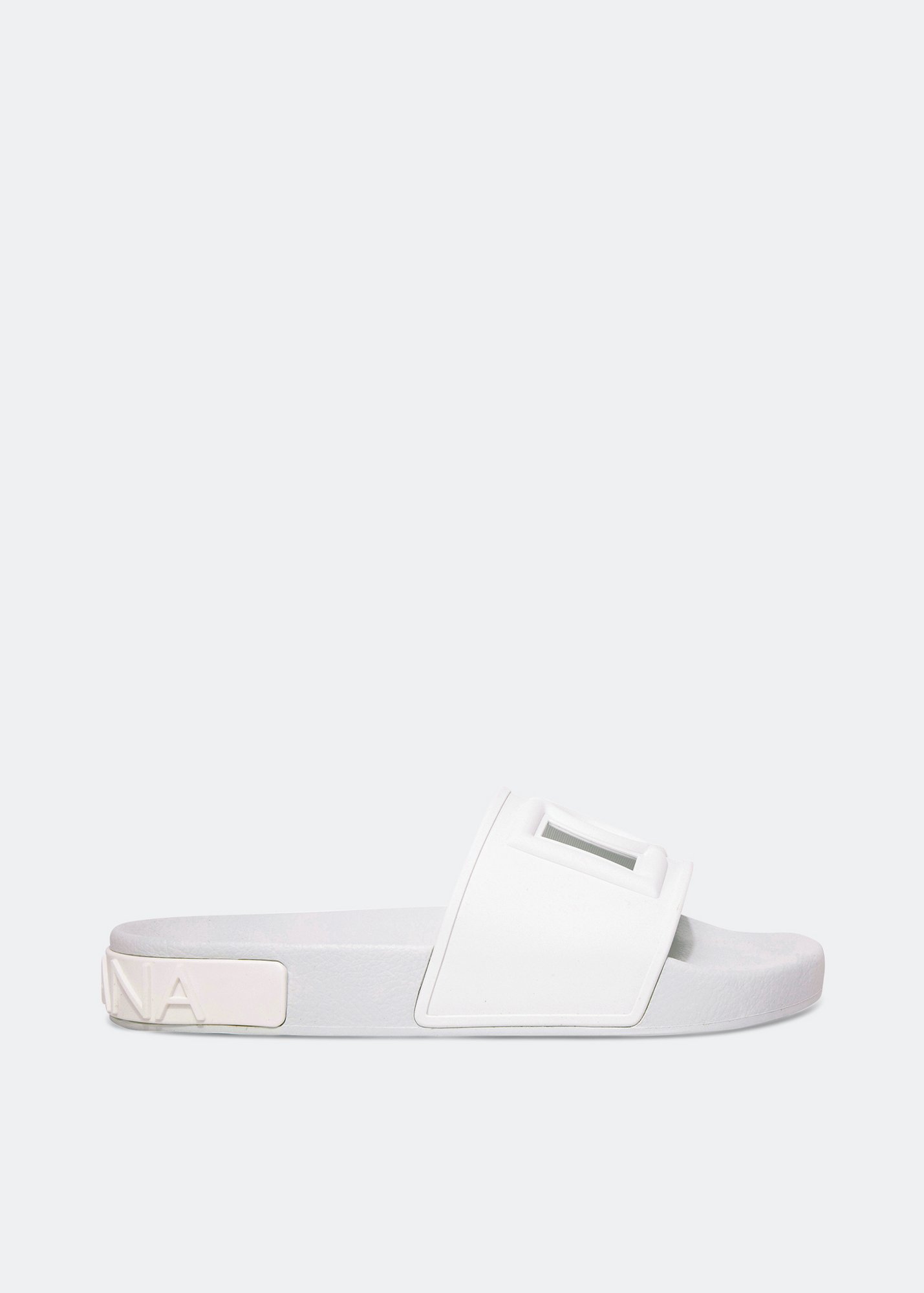 

Beachwear slides, White