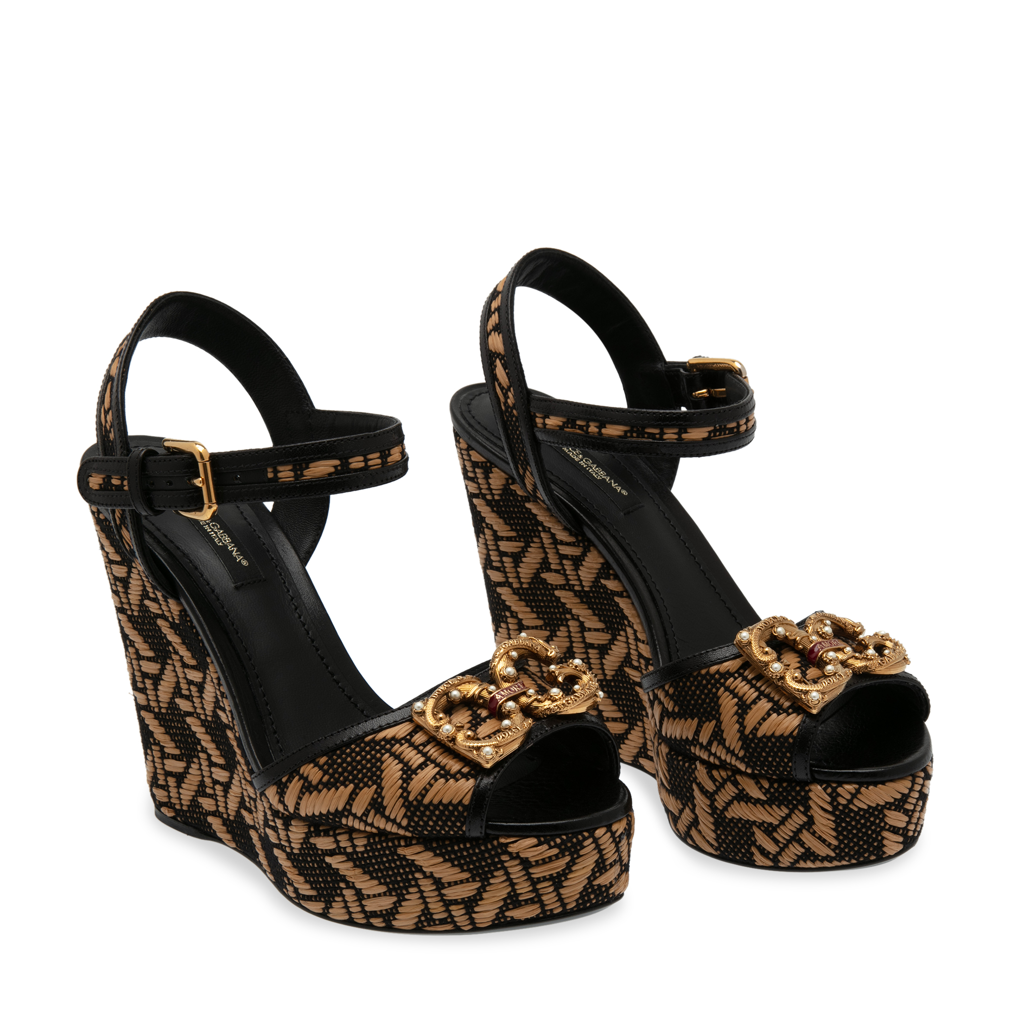 

Bianca wedge sandals, Multi-coloured