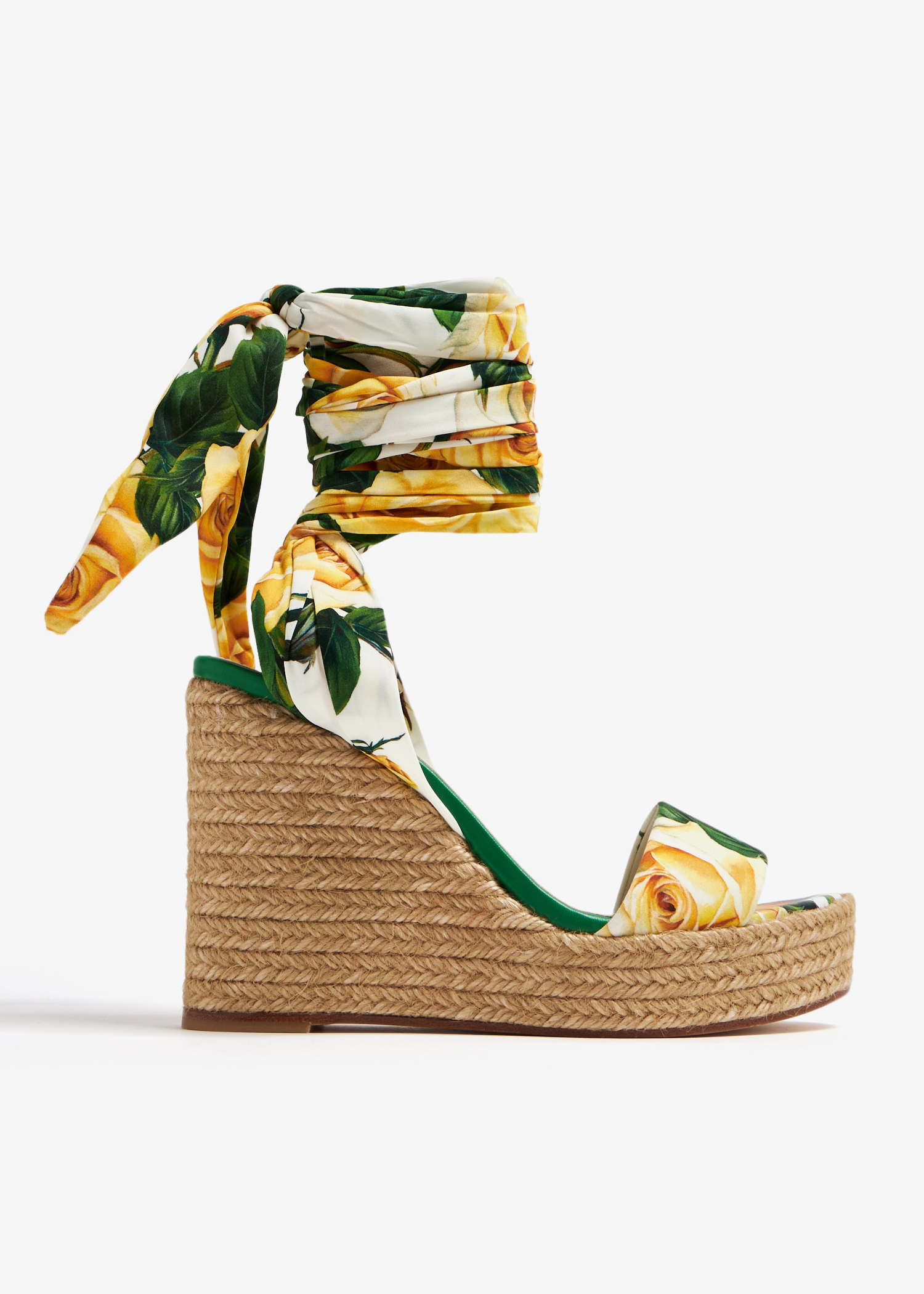 

Floral wedge sandals, Prints