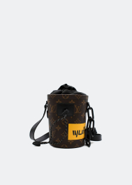 LOUIS VUITTON Monogram Men's Chalk Sling bag Nap Sac Shoulder Bag