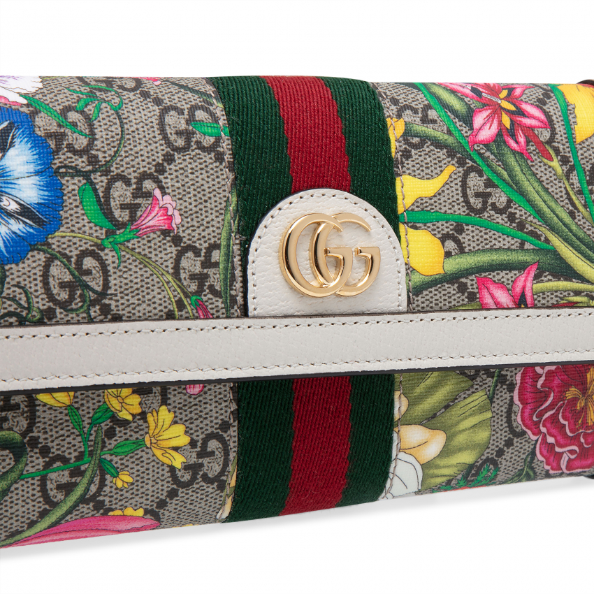 gucci ophidia floral wallet