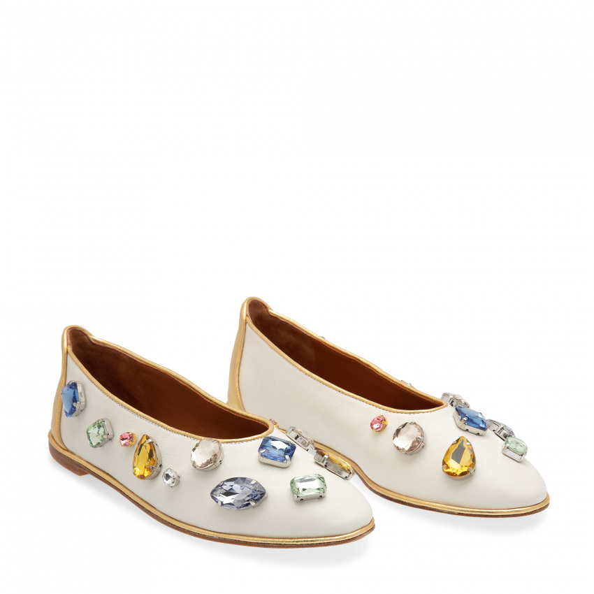 tory burch crystal flats
