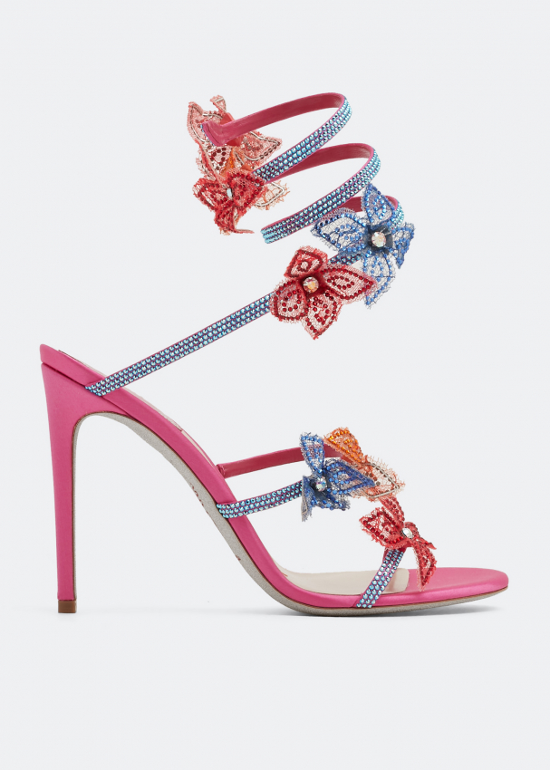 Blue Navy Suede Strappy High Heels Stiletto Sandals Shoes