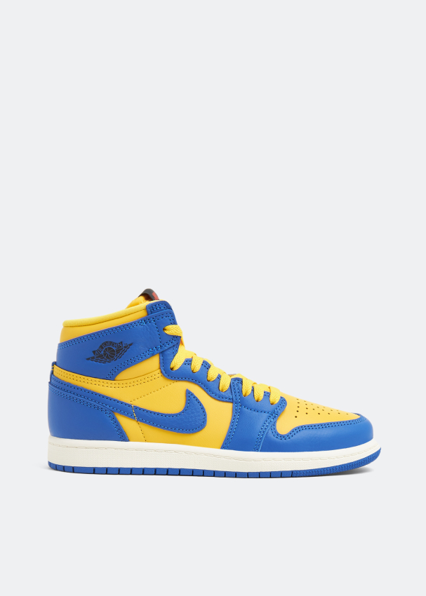 Blue and yellow air jordans hotsell