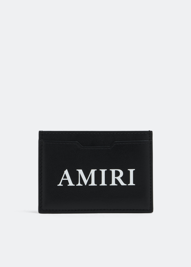 Amiri Logo cardholder for Men Black in Kuwait Level Shoes