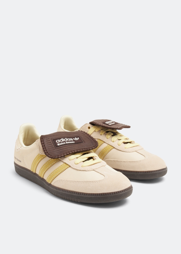 adidas gazelle silver green womens Adidas x Wales Bonner Mens Samba Shoes – Extra Butter main image 1