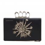 Small four-ring zip clutch