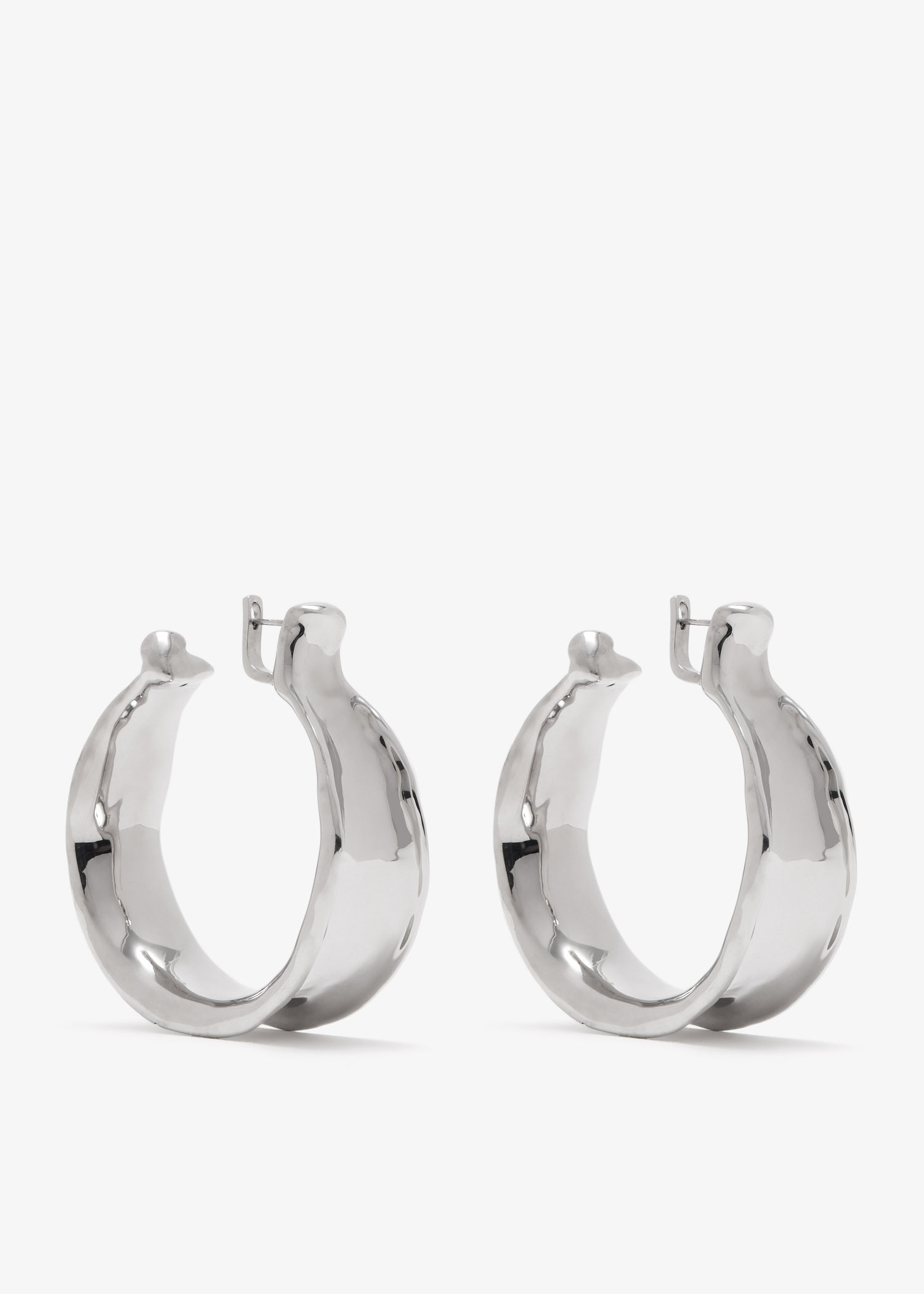 

Medium Faïence hoops, Silver