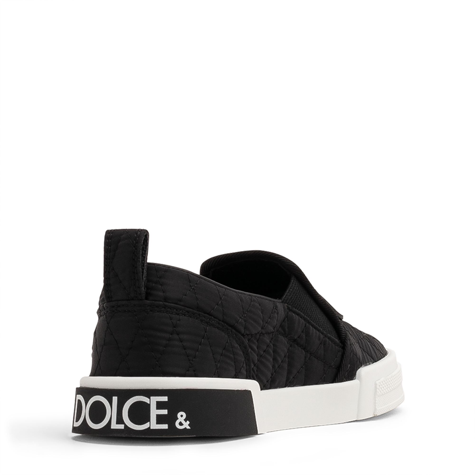 

Nylon Portofino sneakers, Black