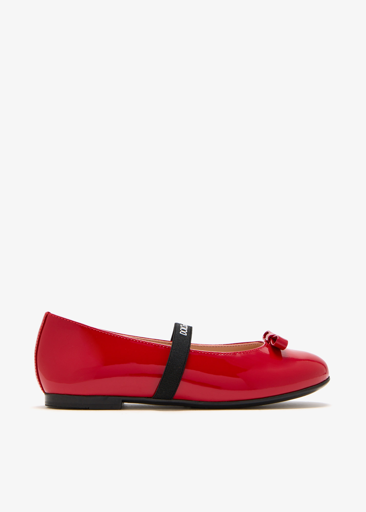 

Bow ballerinas, Red