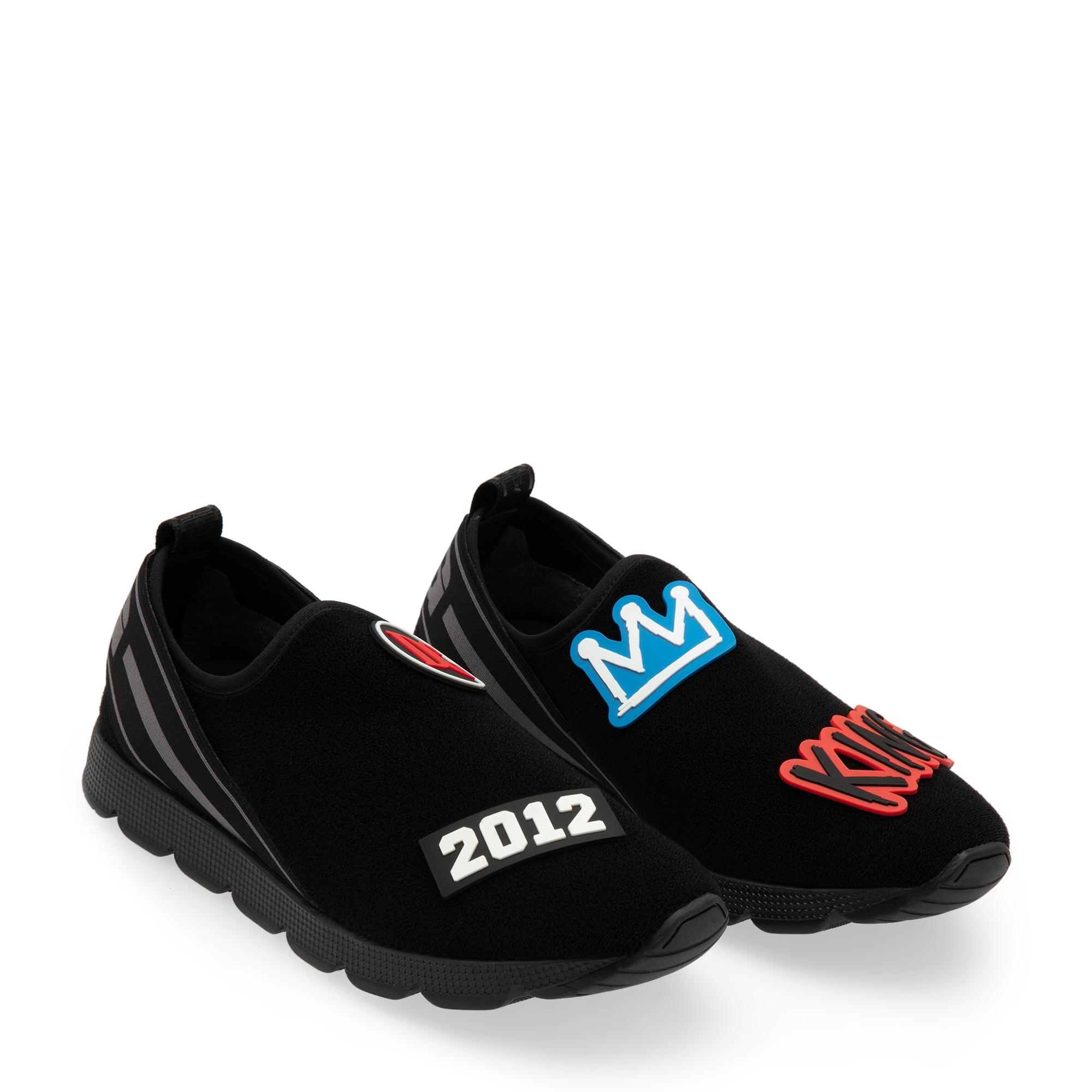 

Badge sneakers, Black