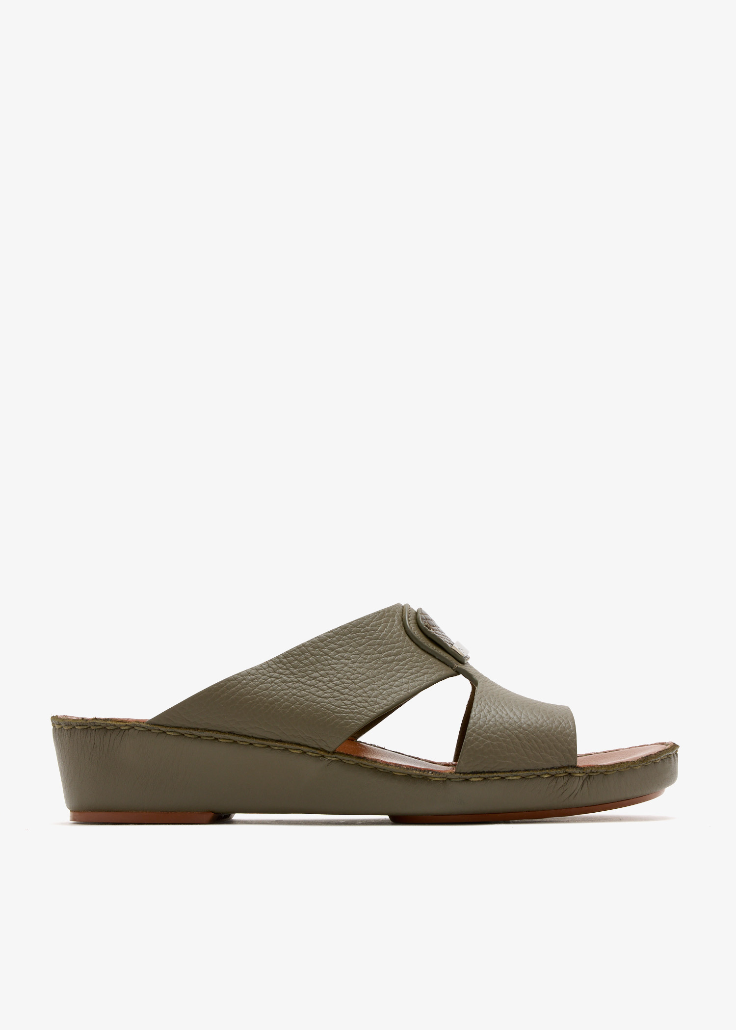 

Peninsula Marca Deercalf sandals, Khaki