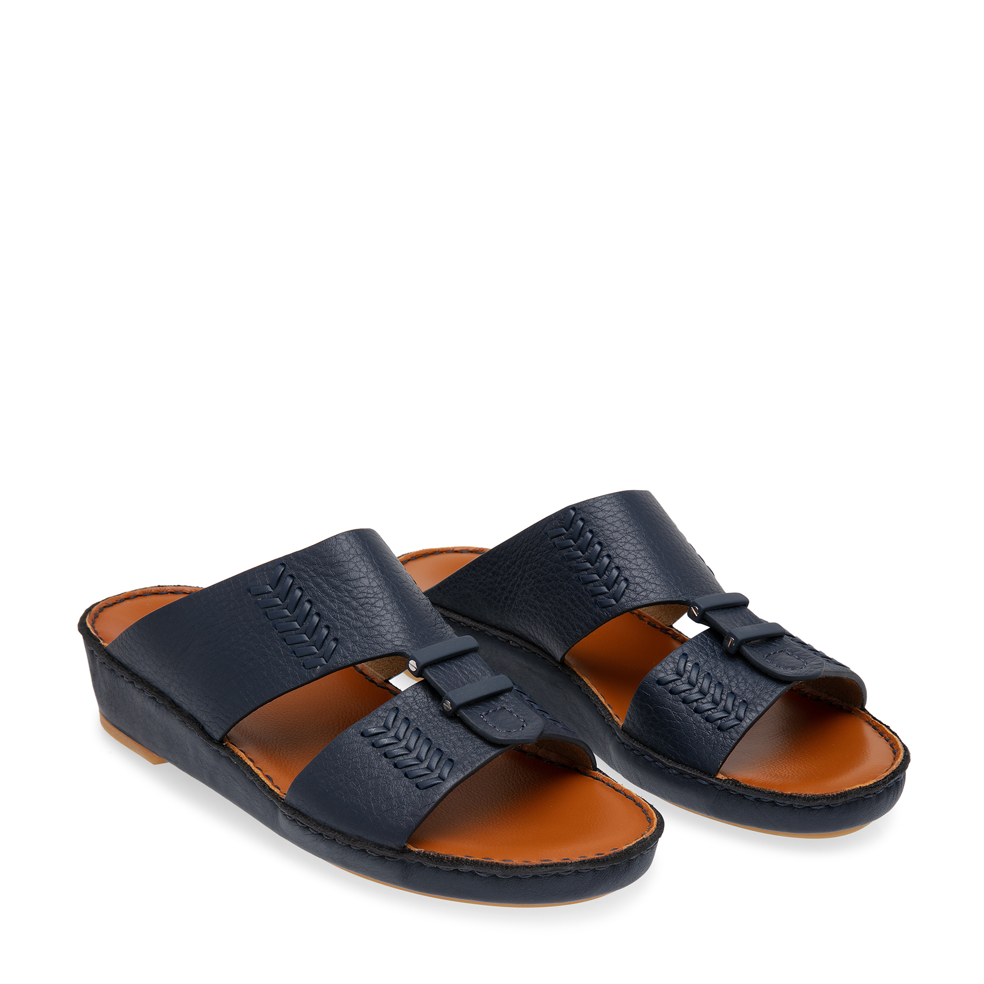 

Arabic leather sandals, Blue