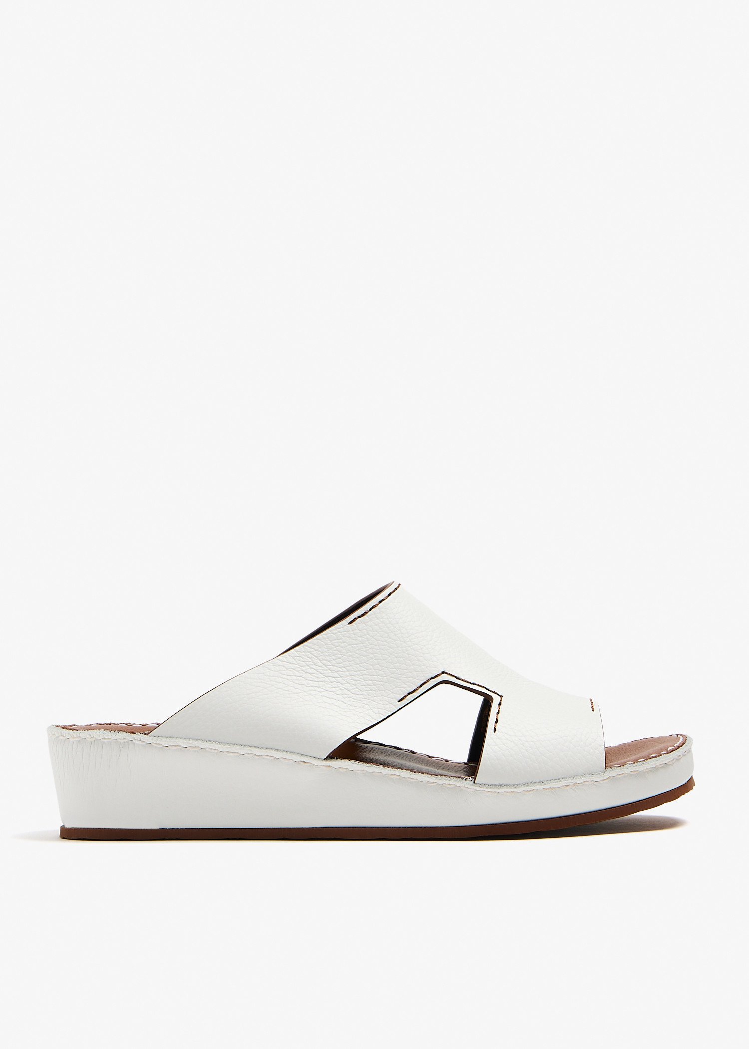 

Arca Inclinato deercalf sandals, White