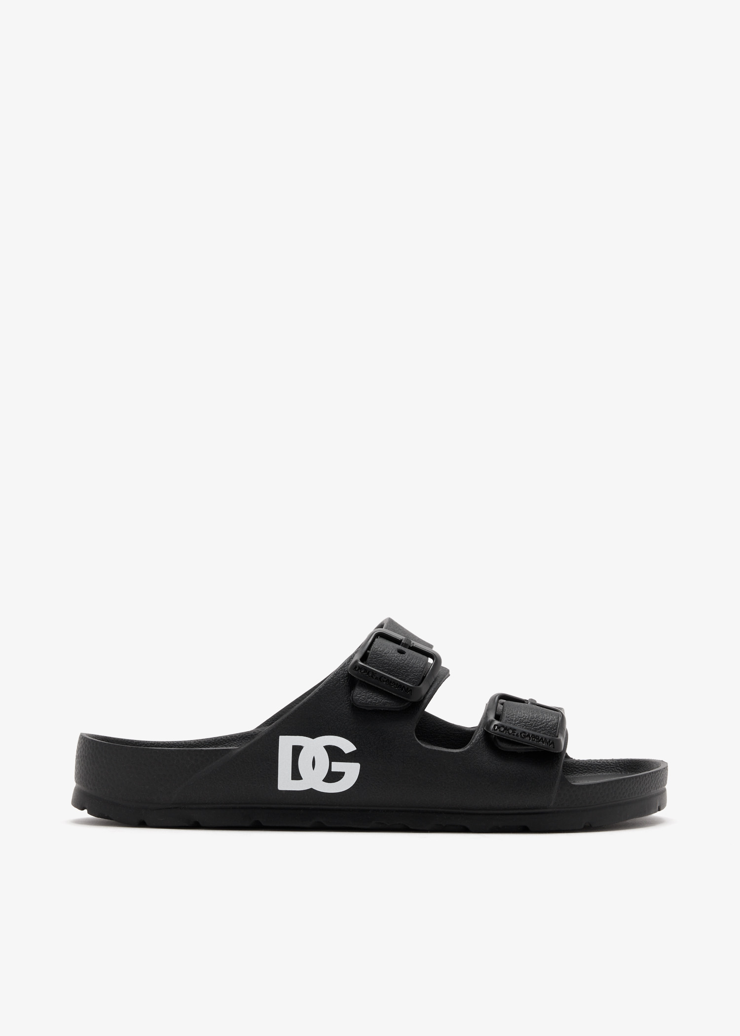 

DG logo sandals, Black