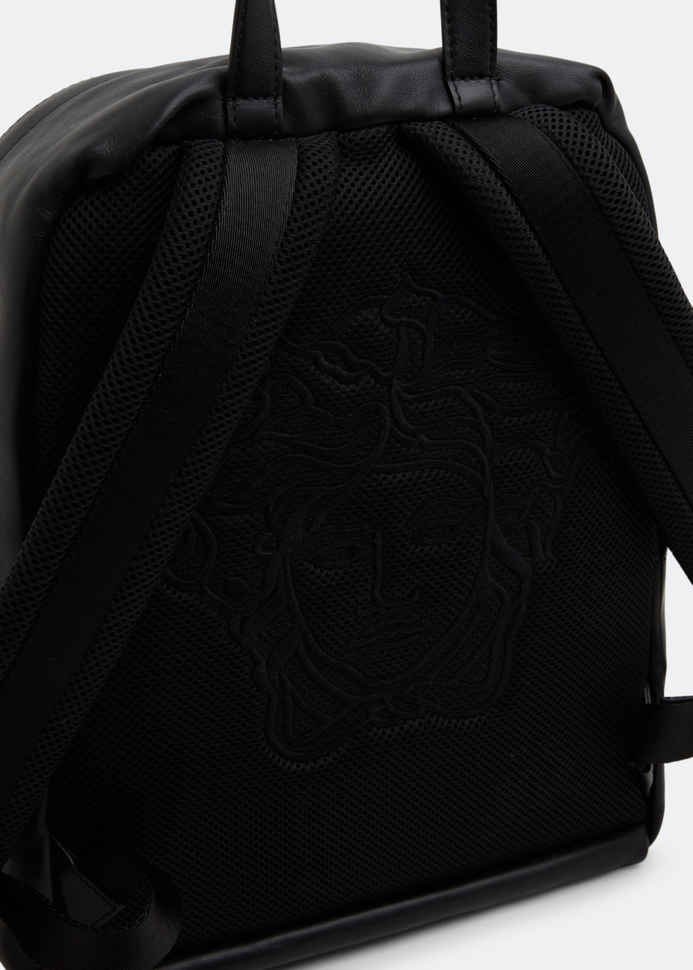 

La Medusa leather backpack, Black