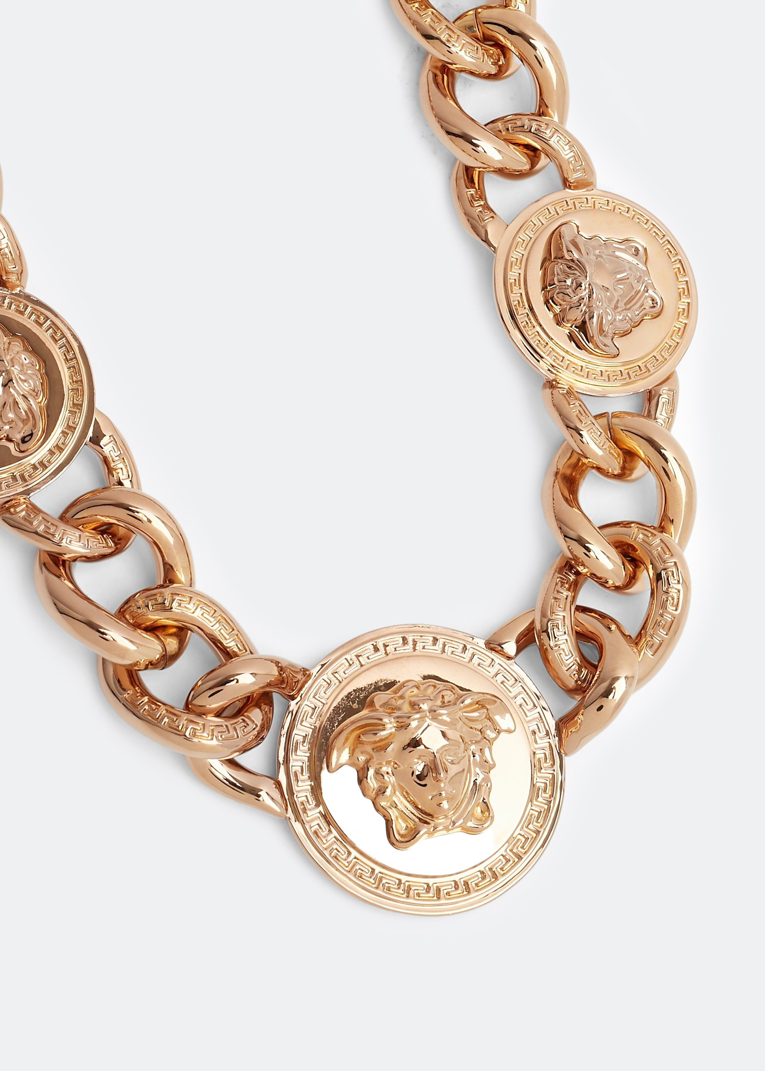

Medusa chain necklace, Gold