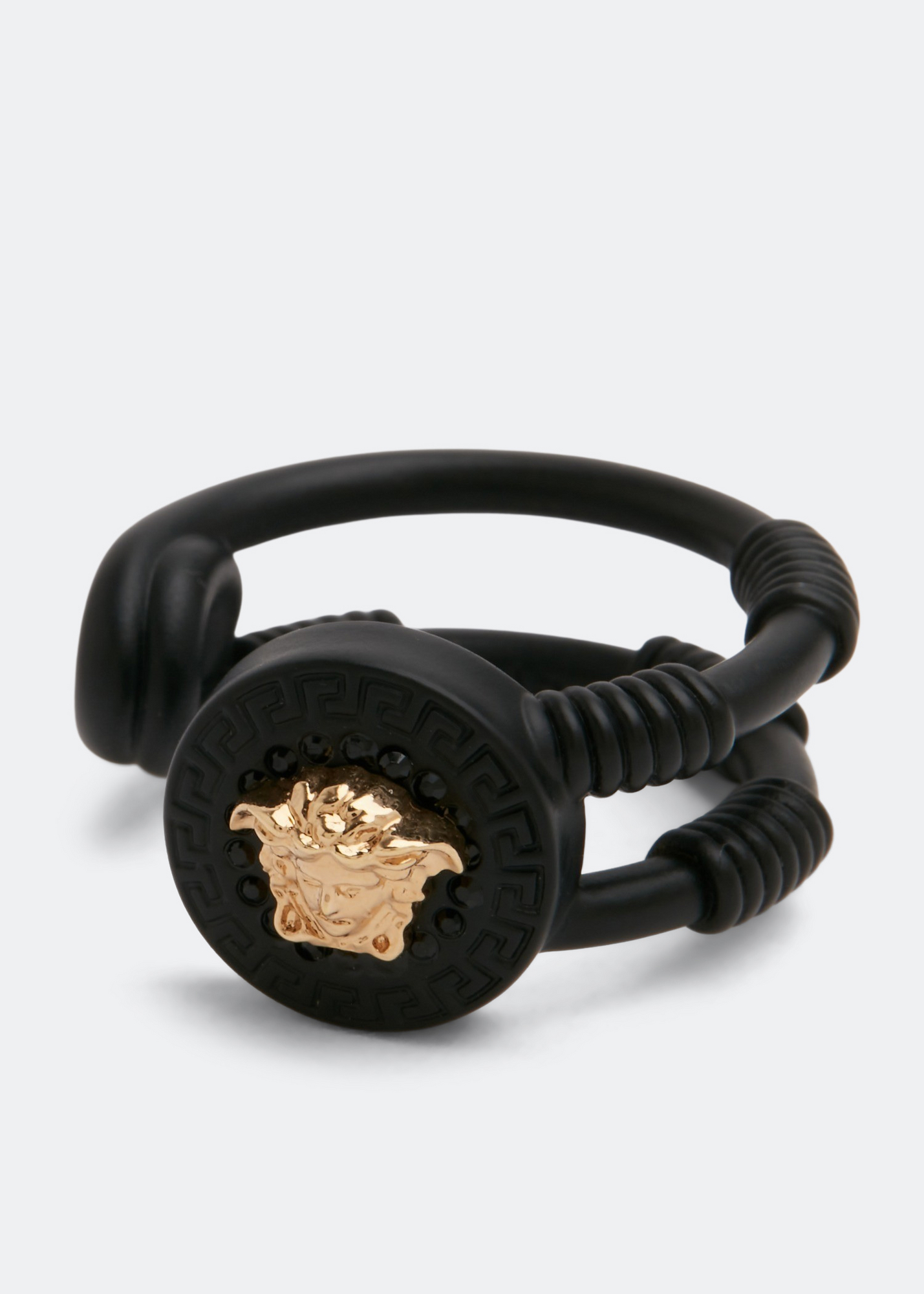 

Safety pin ring, Black