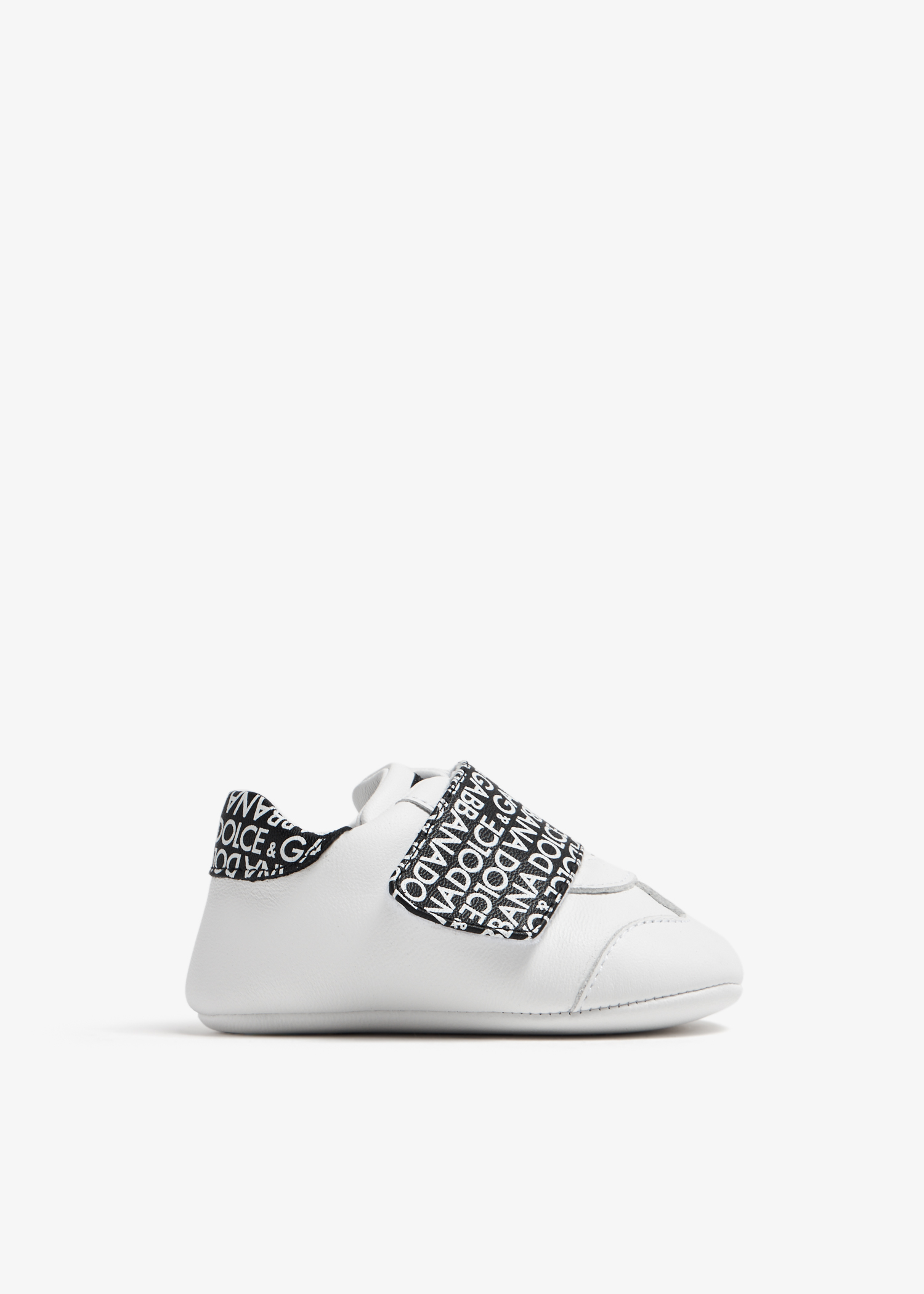 

Logo crib shoes, White