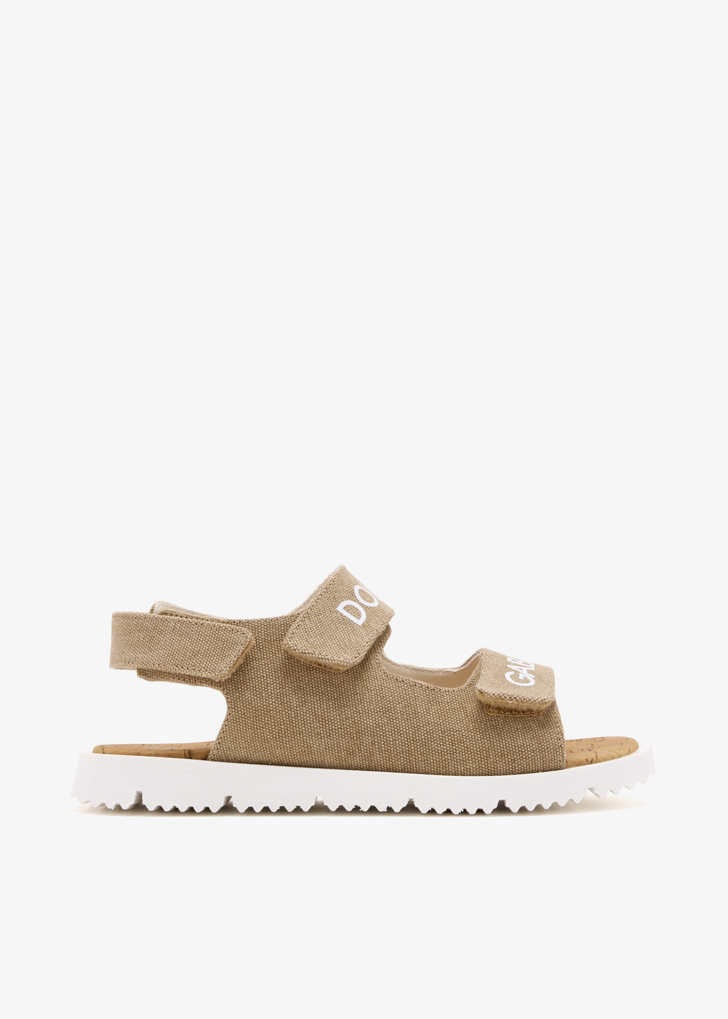 

DG logo sandals, Beige