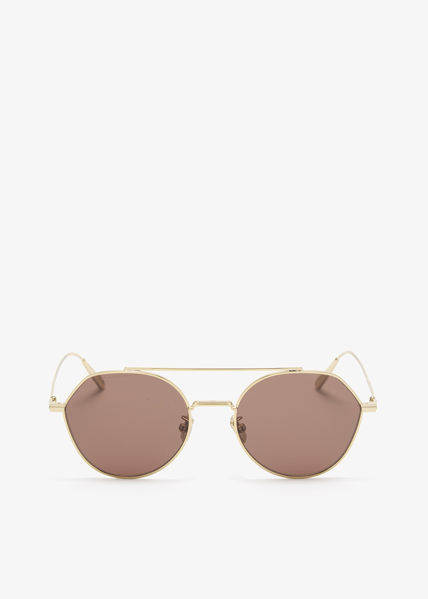 

DiorBlacksuit R6U round sunglasses, Gold