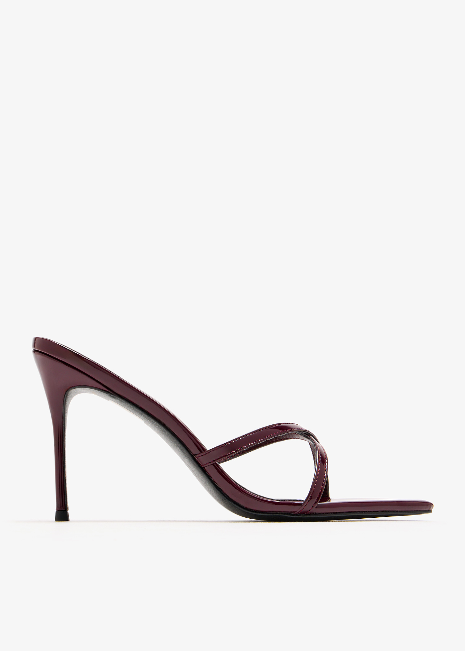 

Donatella mules, Burgundy