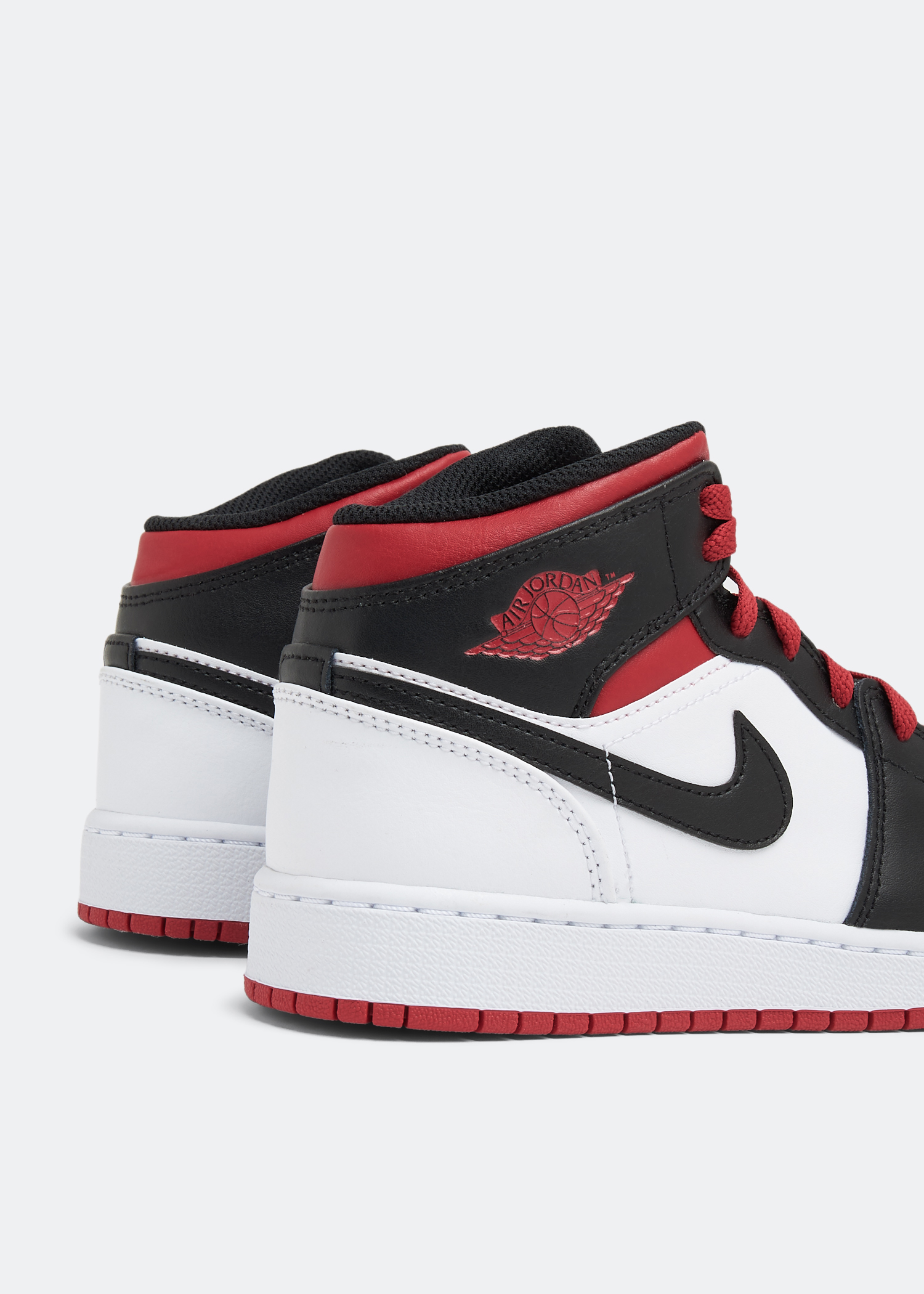 

Air Jordan 1 Mid 'Black Toe' sneakers, White