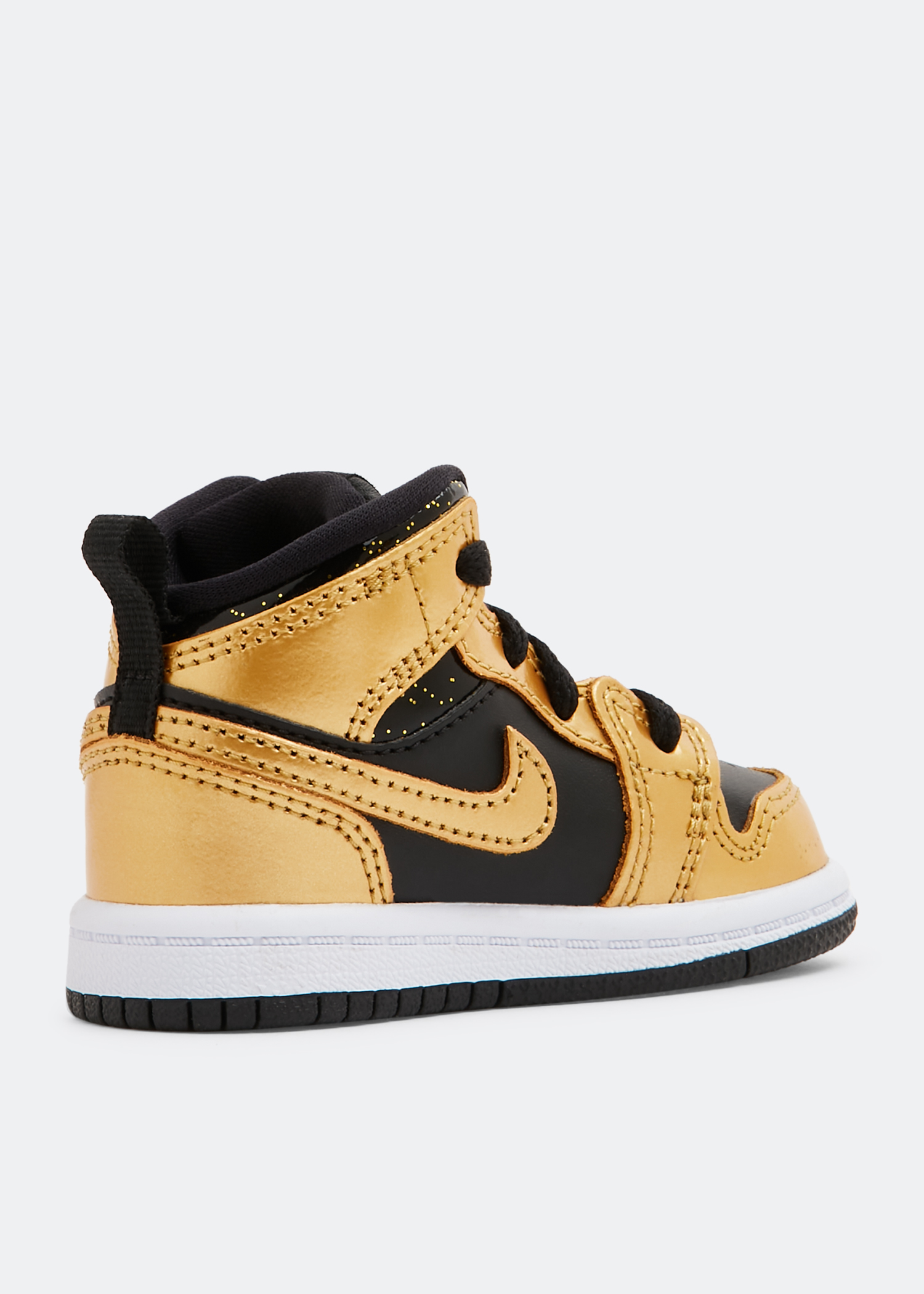 

Air Jordan 1 Mid 'Metallic Gold' sneakers, Black
