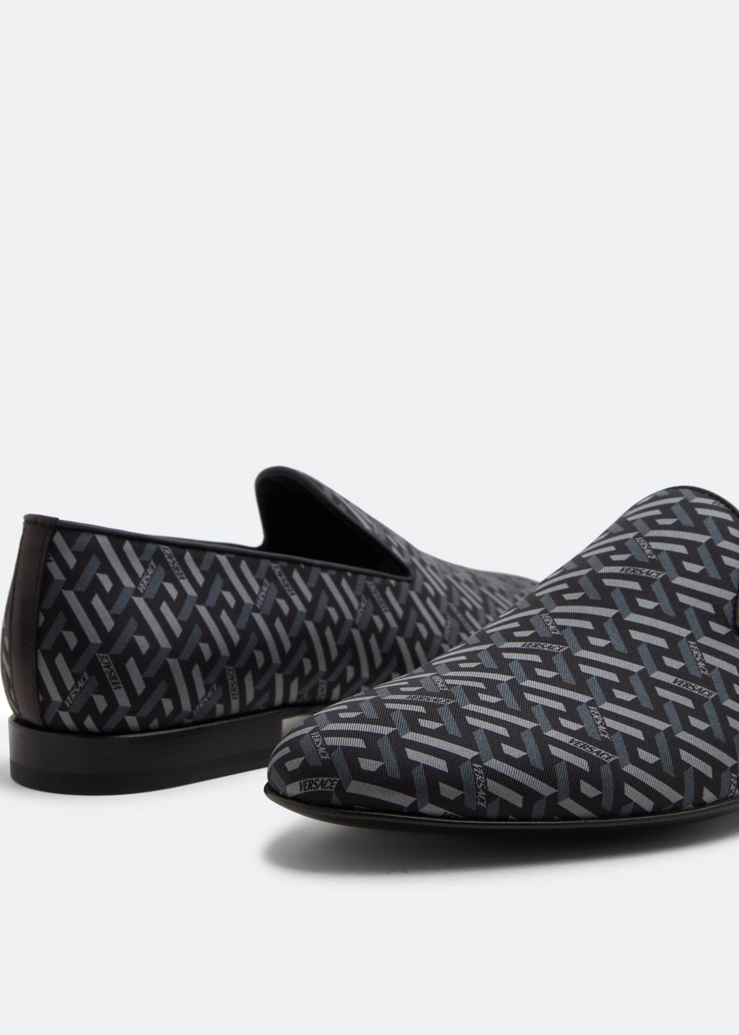 

La Greca jacquard slippers, Prints