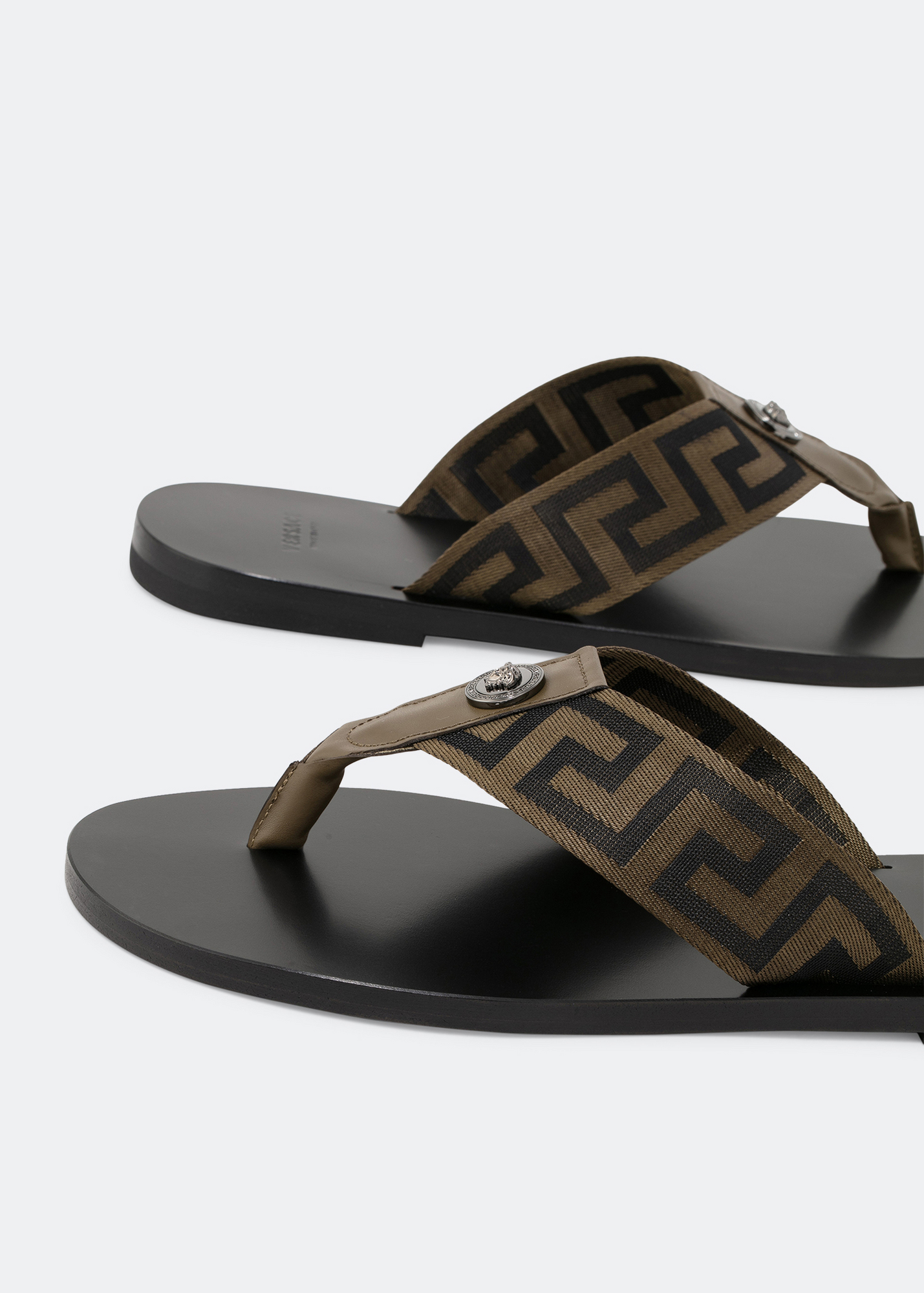 

Greca sandals, Black