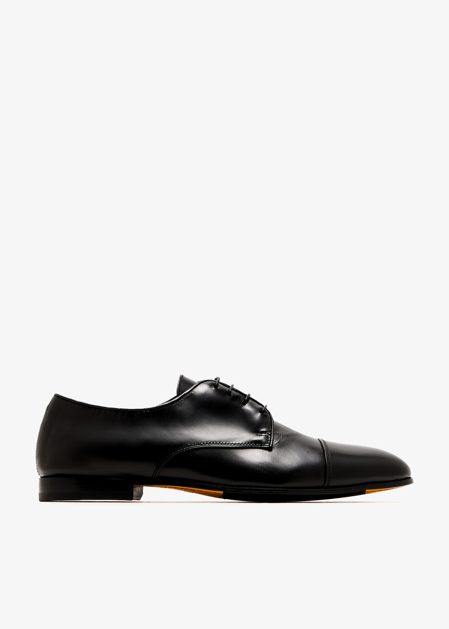 

Leather Derby shoes, Black