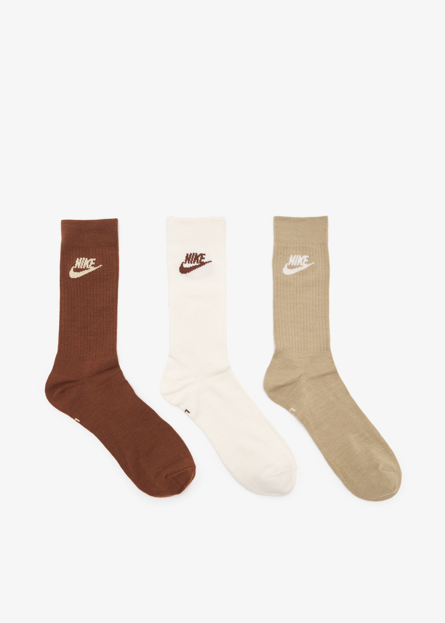 

Sportswear Everyday Essential crew socks, Beige