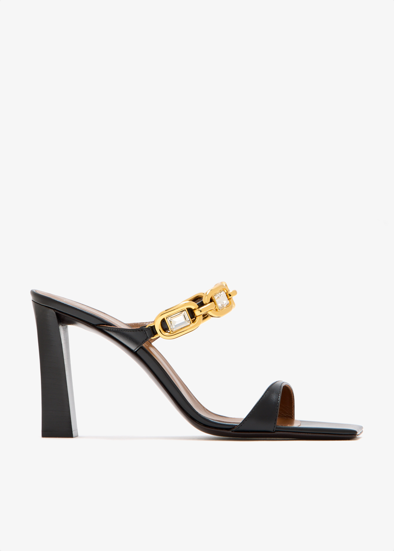 

Mya 90 embellished sandals, Black