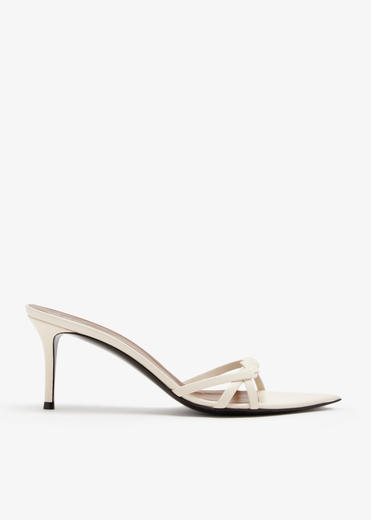 

Braided mules, White