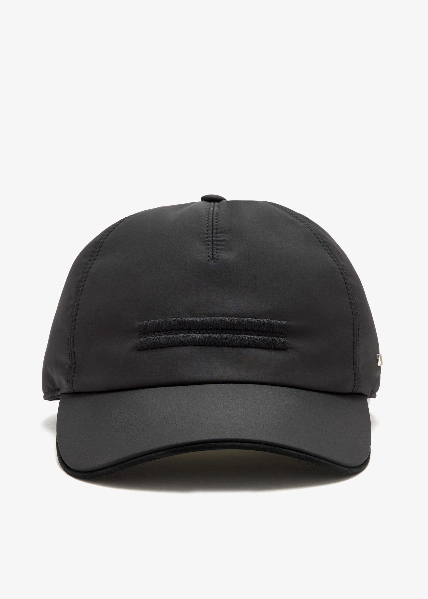 

Technical fabric baseball cap, Black