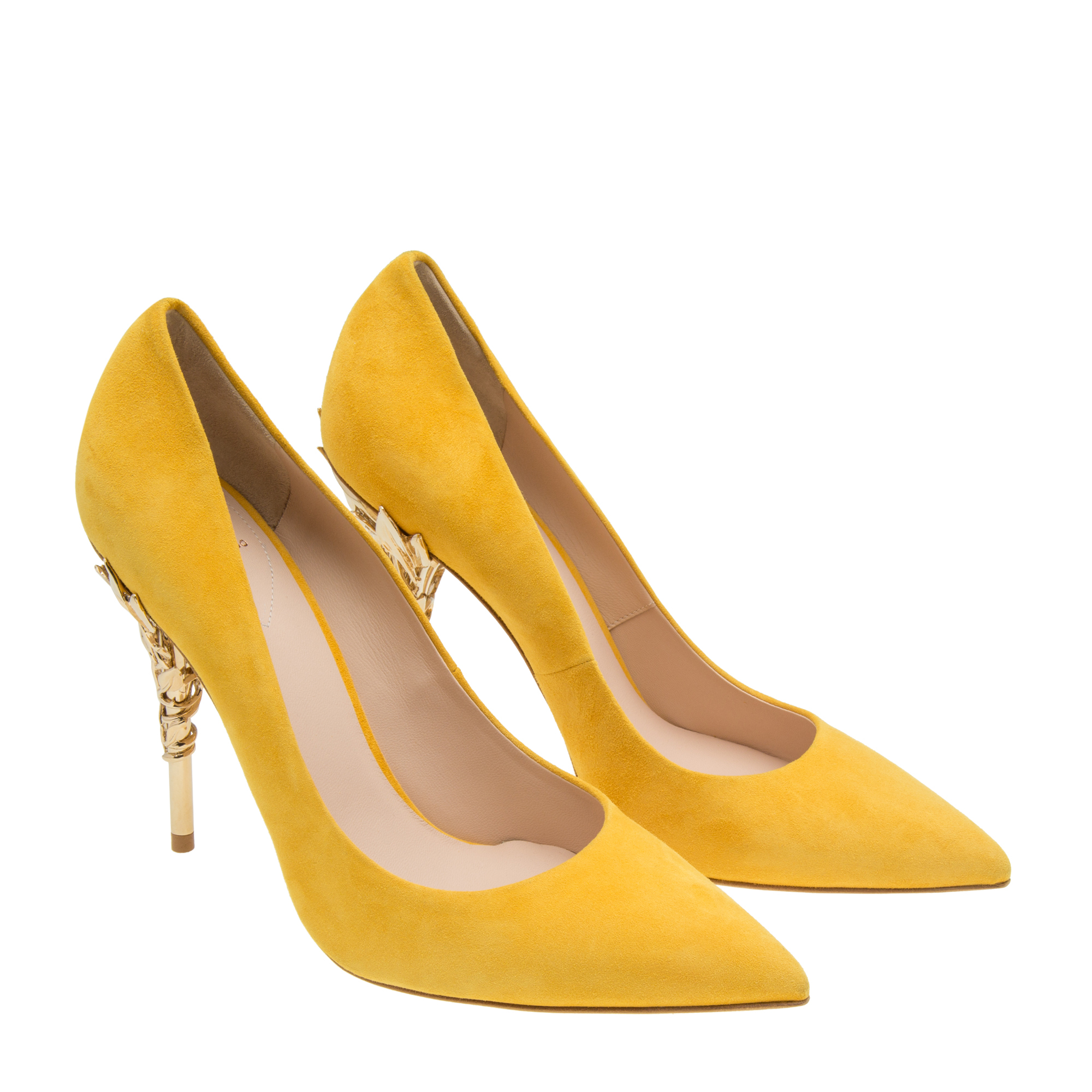 

Eden suede pumps, Yellow