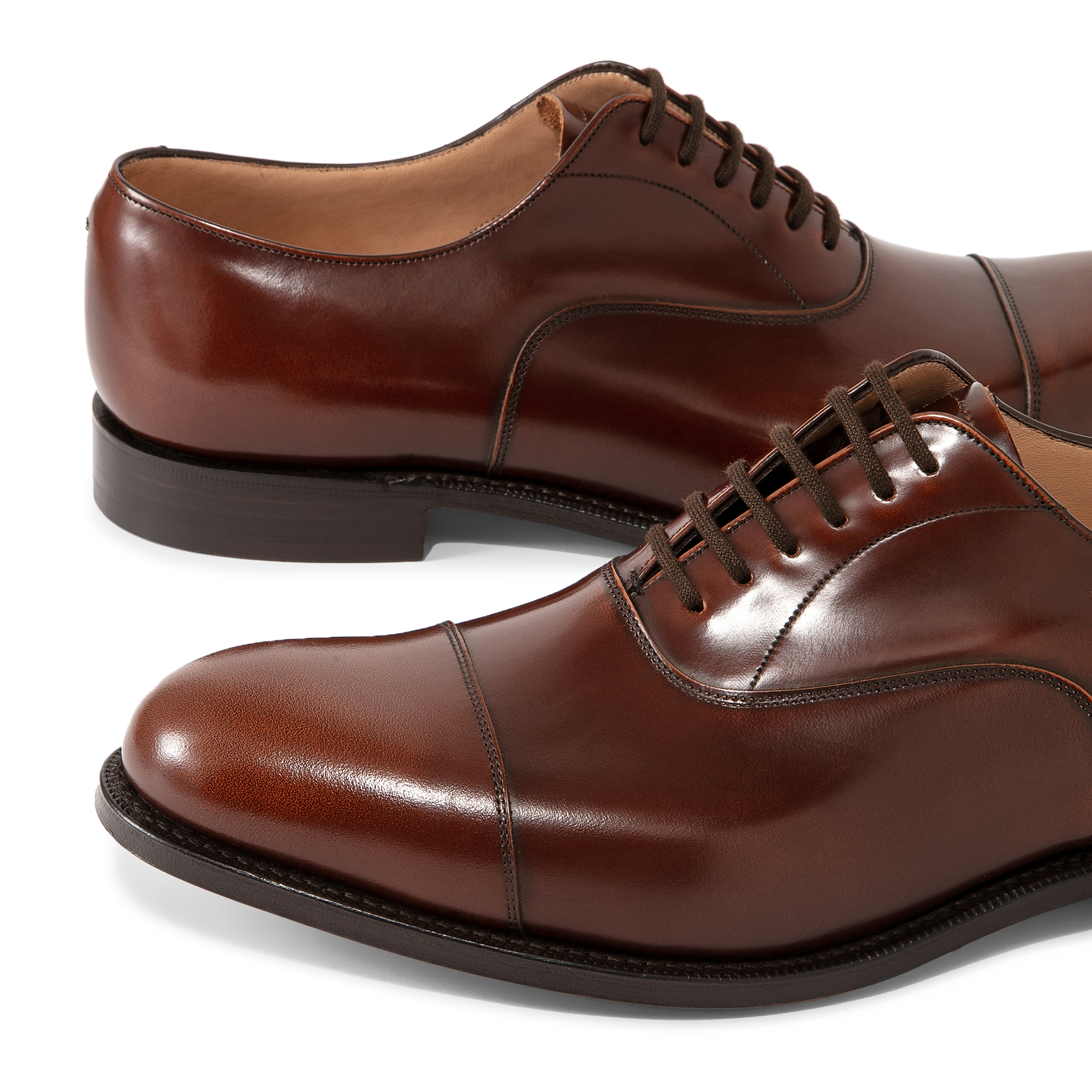 

Dubai leather oxford shoes, Brown