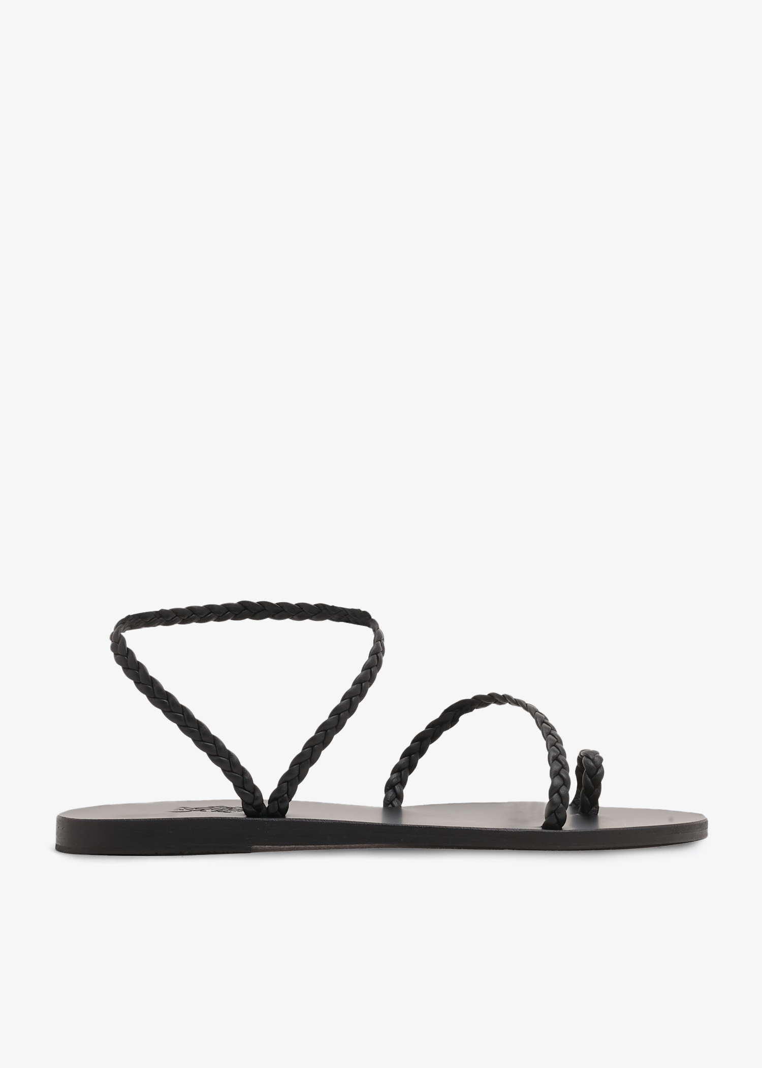 

Eleftheria leather sandals, Black