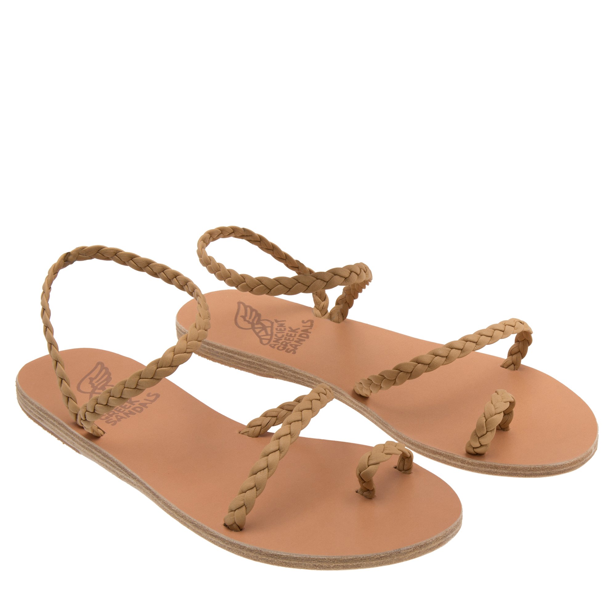 

Eleftheria leather sandals, Beige